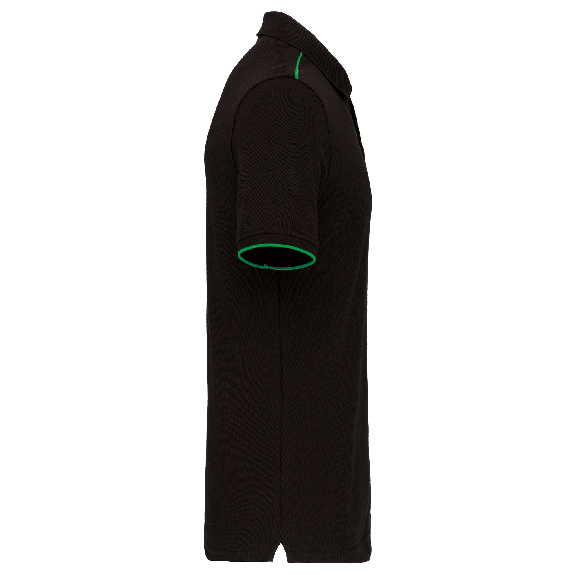 Polo Day To Day mit kontrastfarbenen, kurzen Ärmeln