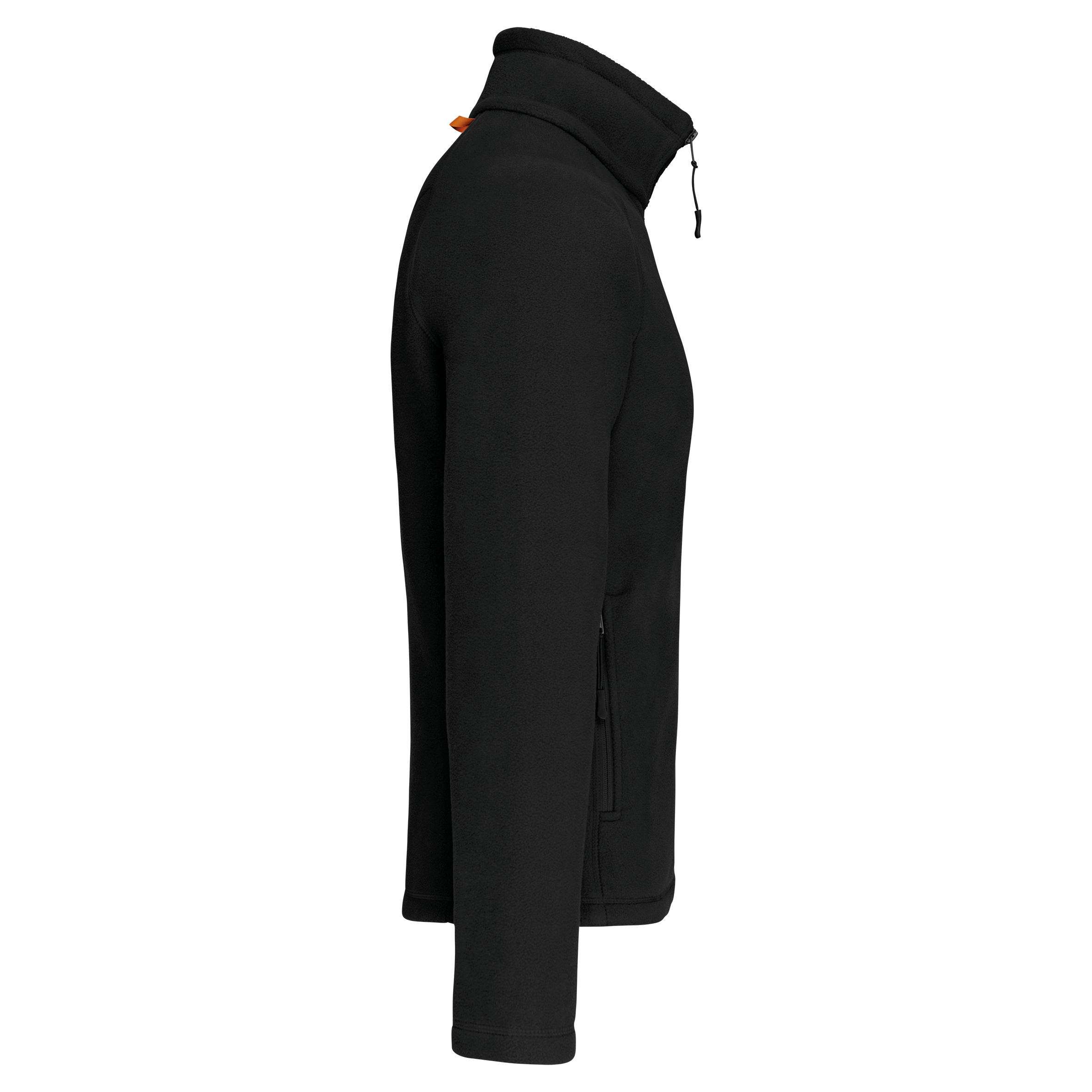 Mikrofleece-Jacke mit Reißverschluss Raglanärmel für Herren