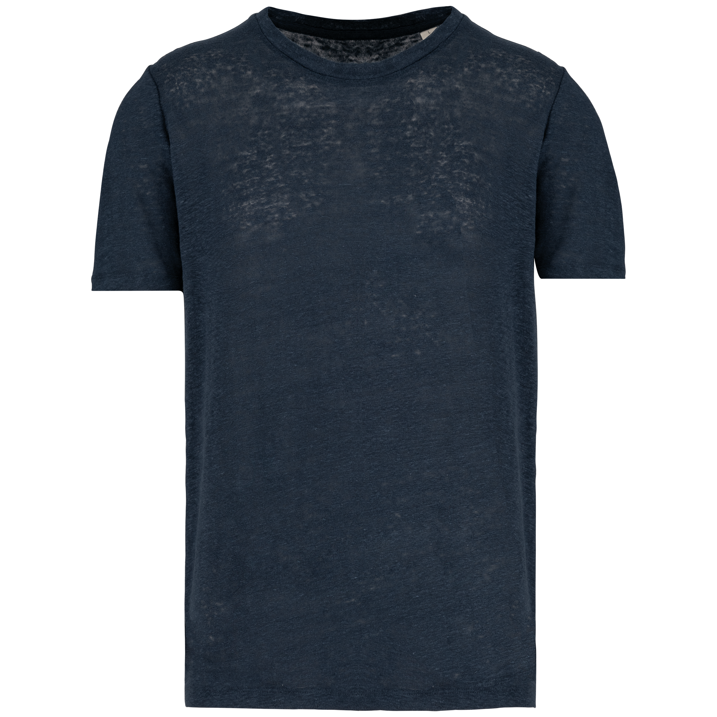 Herren-T-Shirt aus Leinen mit Rundhalsausschnitt