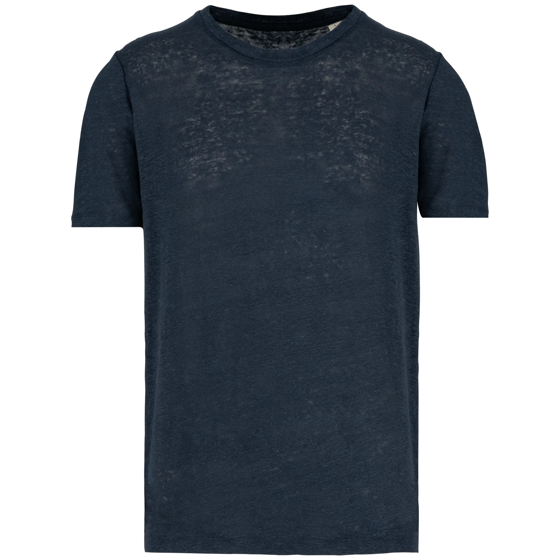 Herren-T-Shirt aus Leinen mit Rundhalsausschnitt