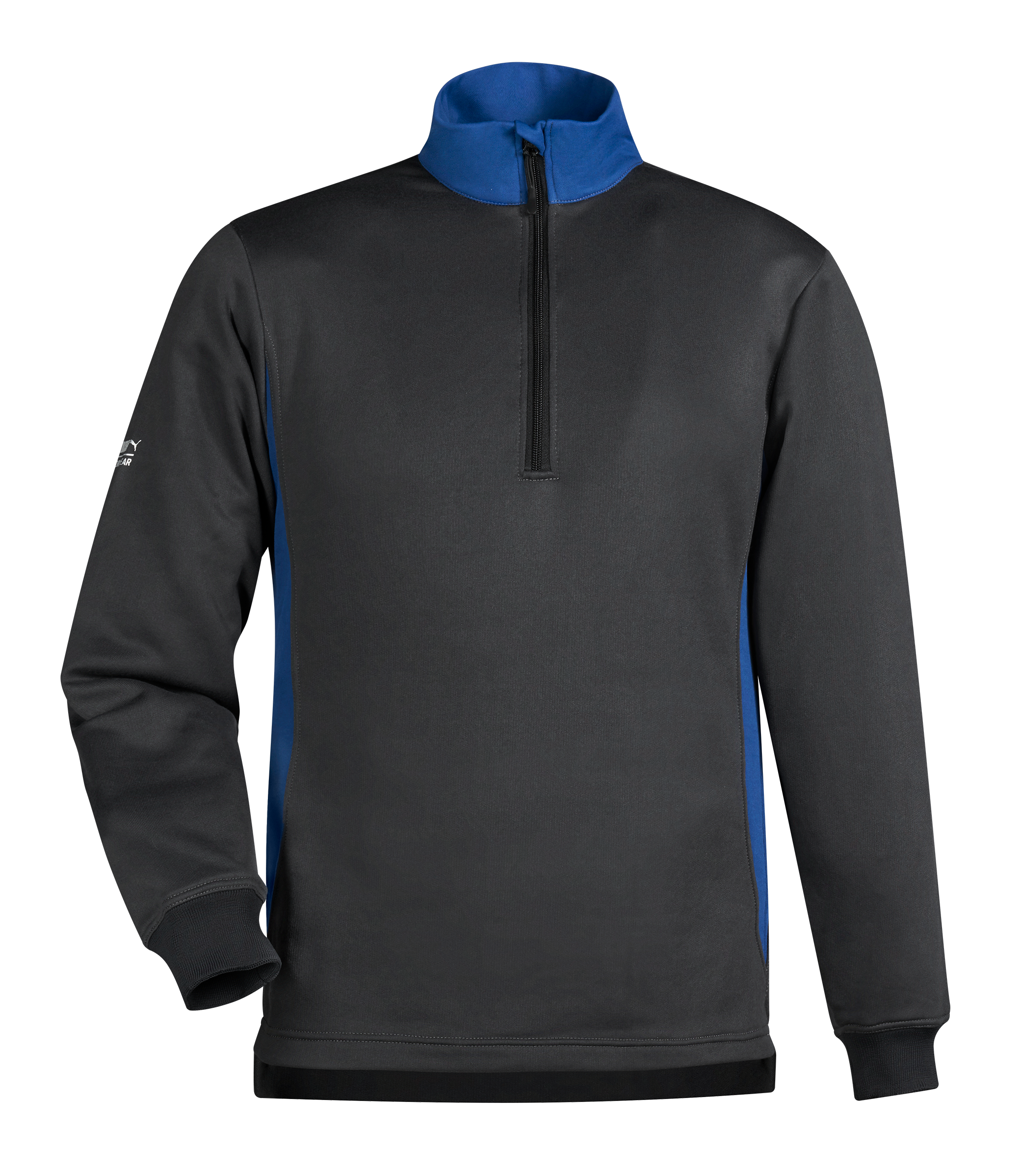 Unisex-Sweatshirt mit Reißverschlusskragen