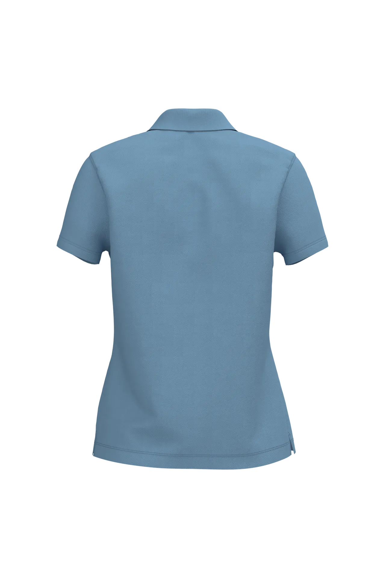 Dammen Kurzam Poloshirt aus Baumwollpiqué