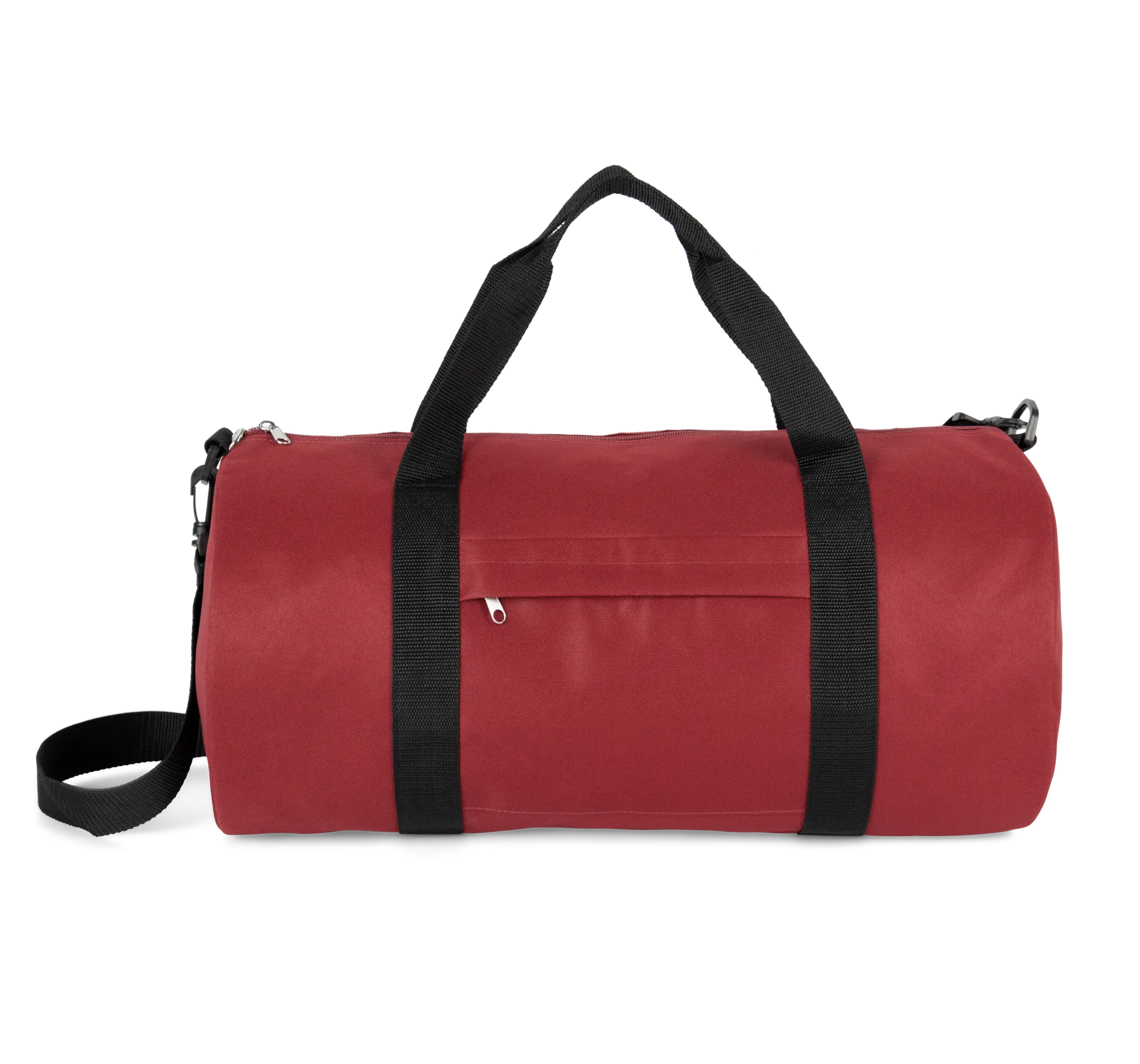 Recycelte Schlauchtasche mit Frontfach