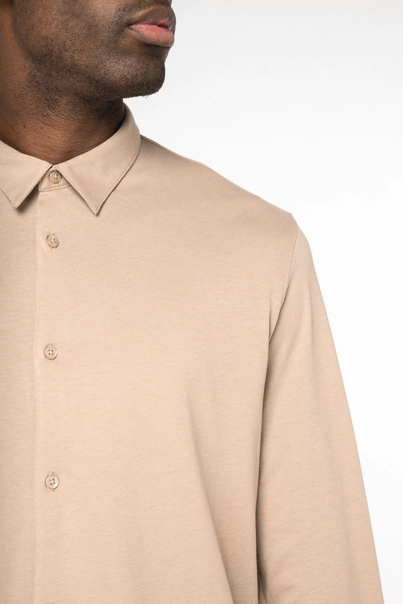 Umweltfreundliches Herrenhemd aus Jersey