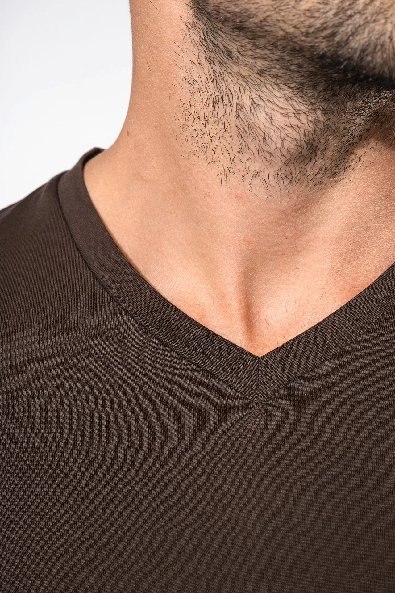 Herren-T-Shirt V-Ausschnitt kurze Ärmel