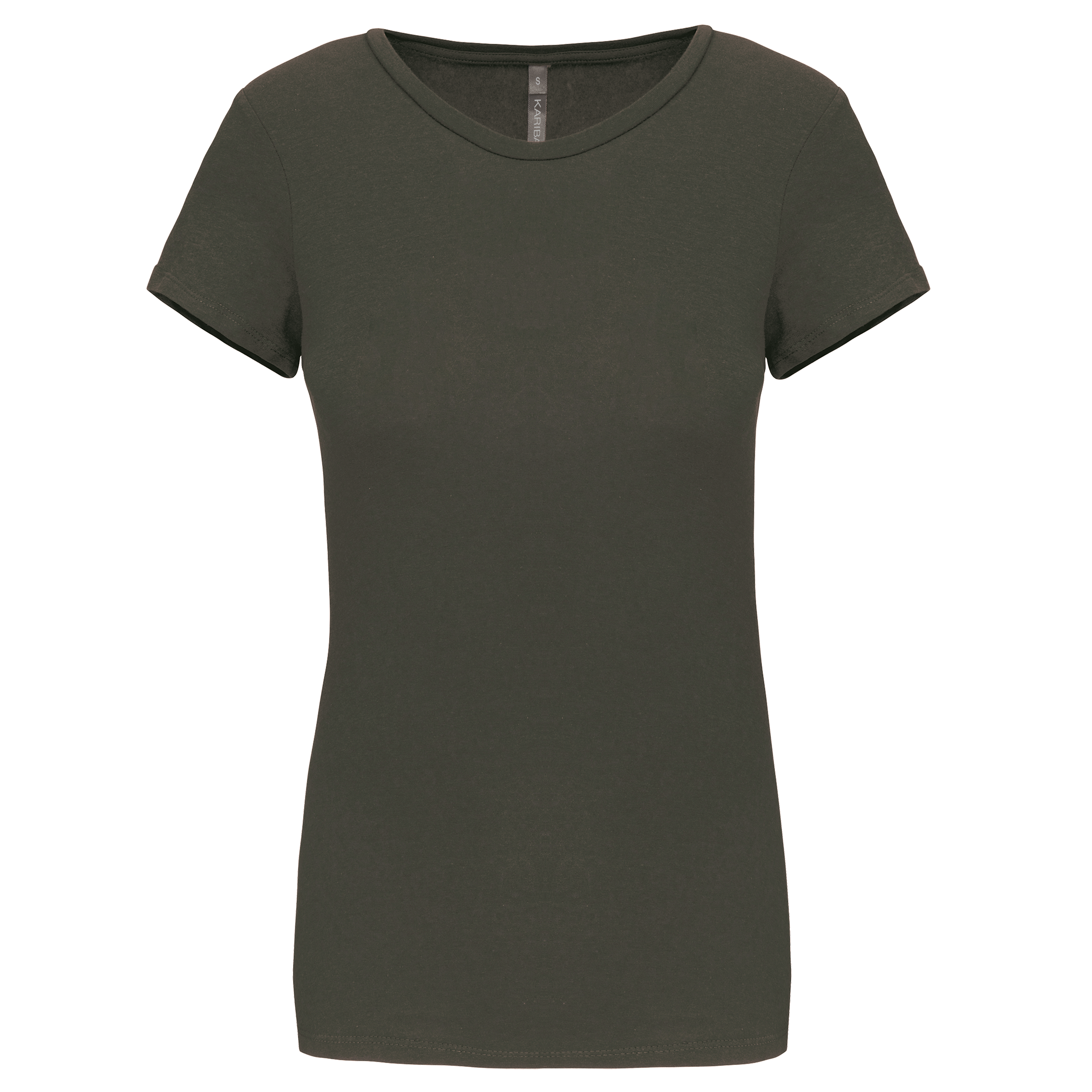 Kurzarm-Damen-T-Shirt mit Rundhalsausschnitt