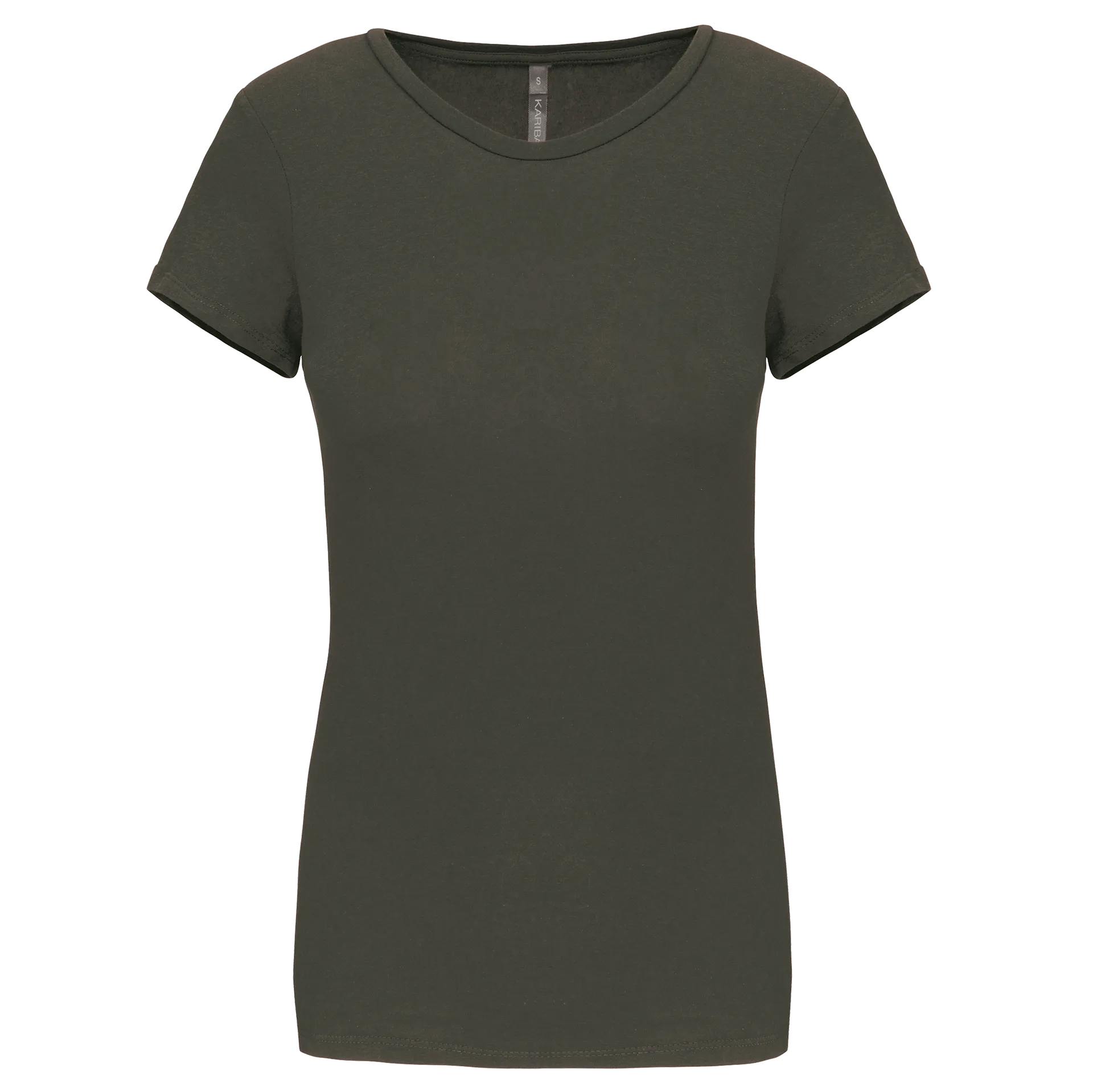 Kurzarm-Damen-T-Shirt mit Rundhalsausschnitt