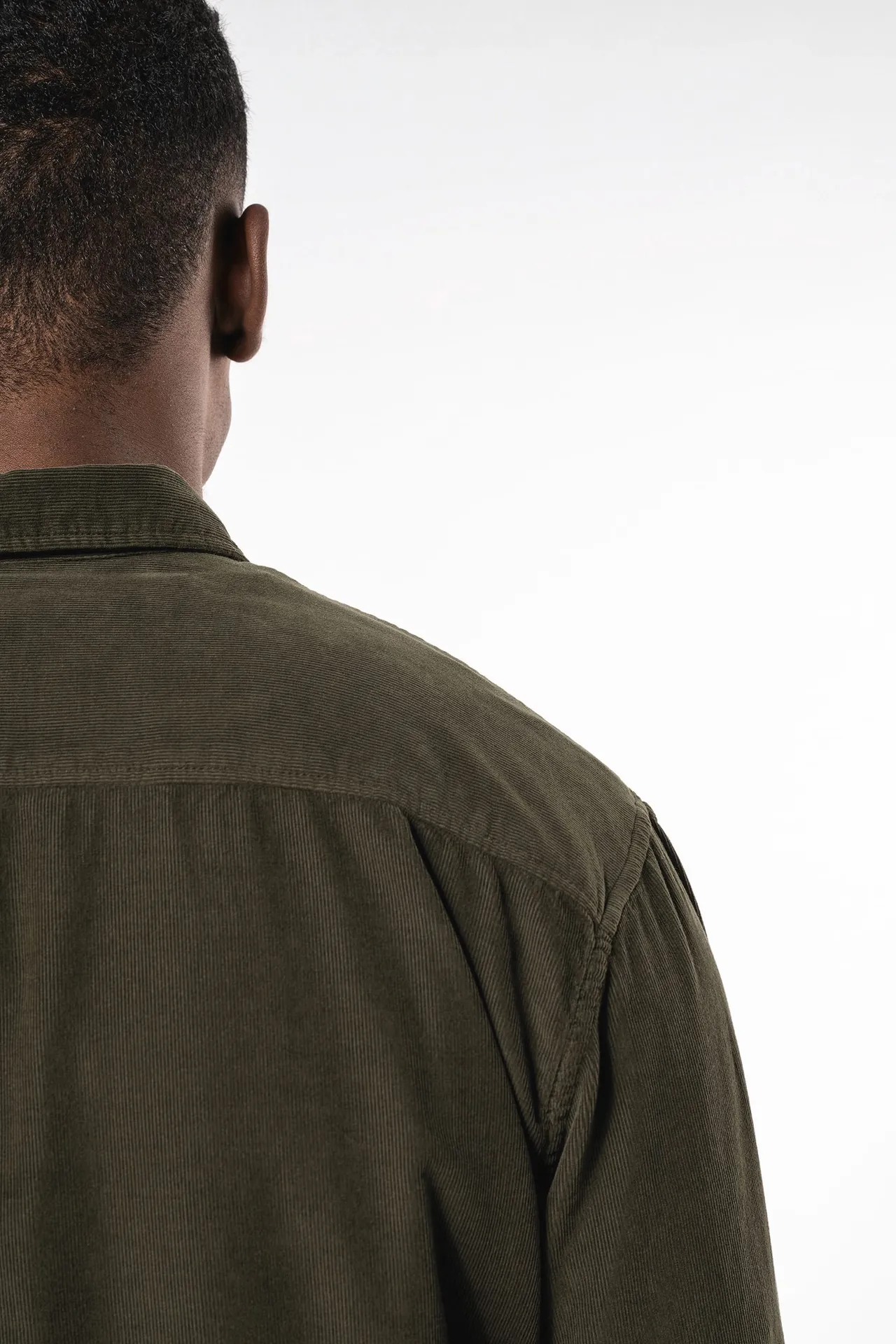 Langarmhemd aus Velours, für Herren