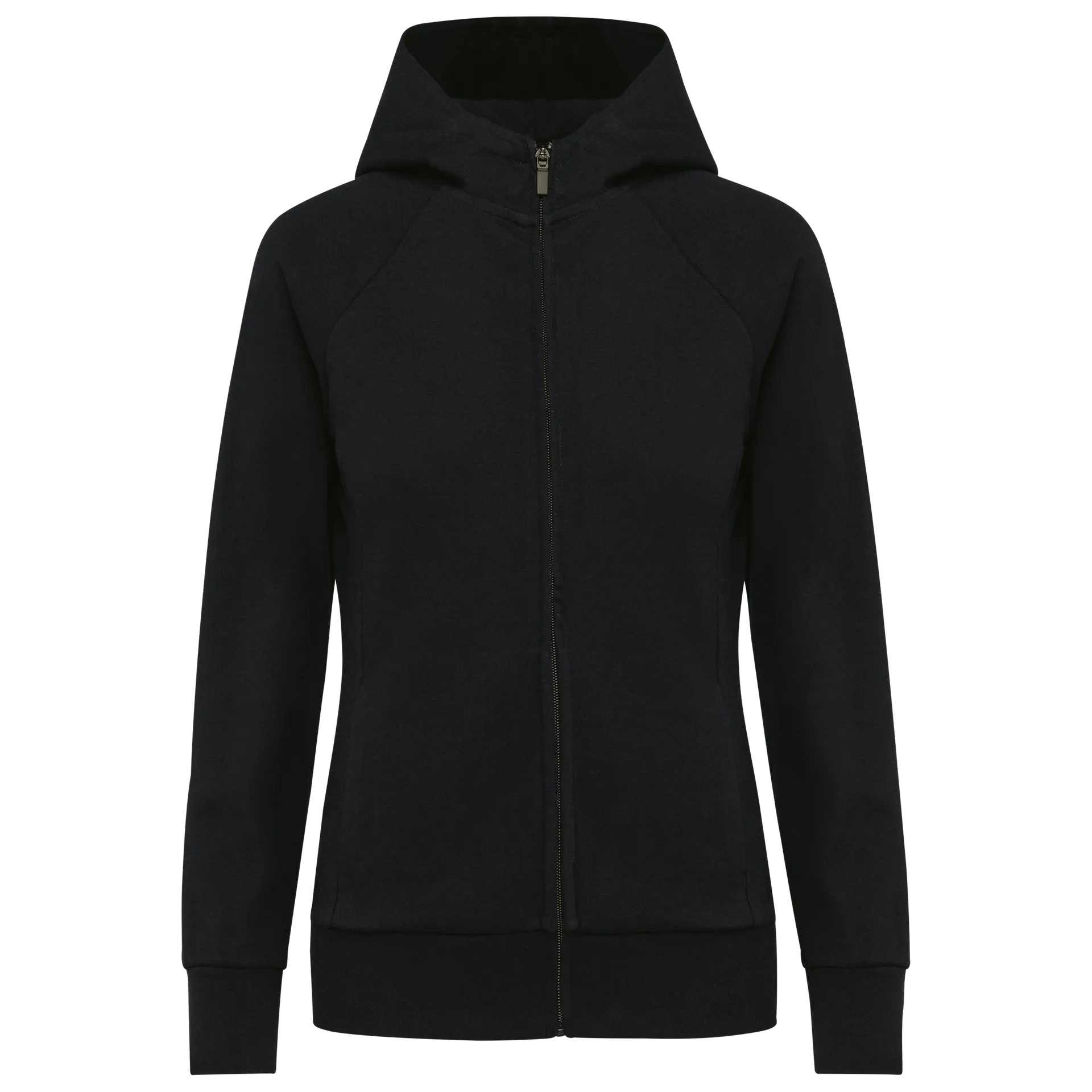 Damenjacke mit Reißverschluss und Kapuze
