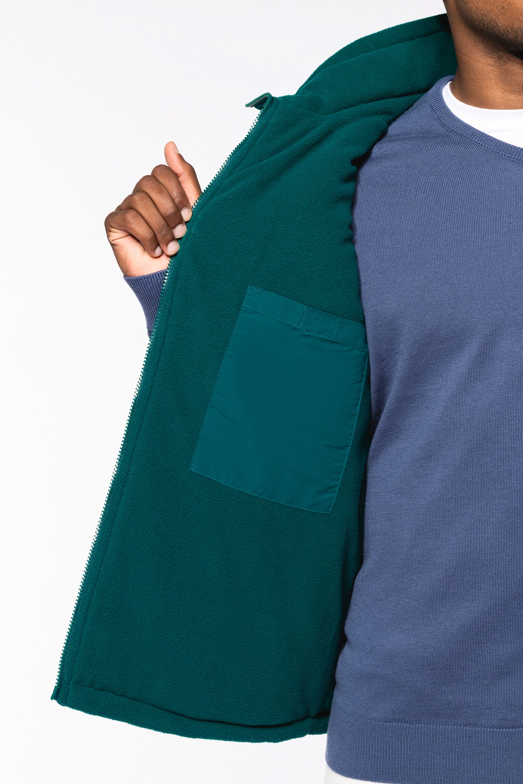 Bodywärmer mit Fleecefutter