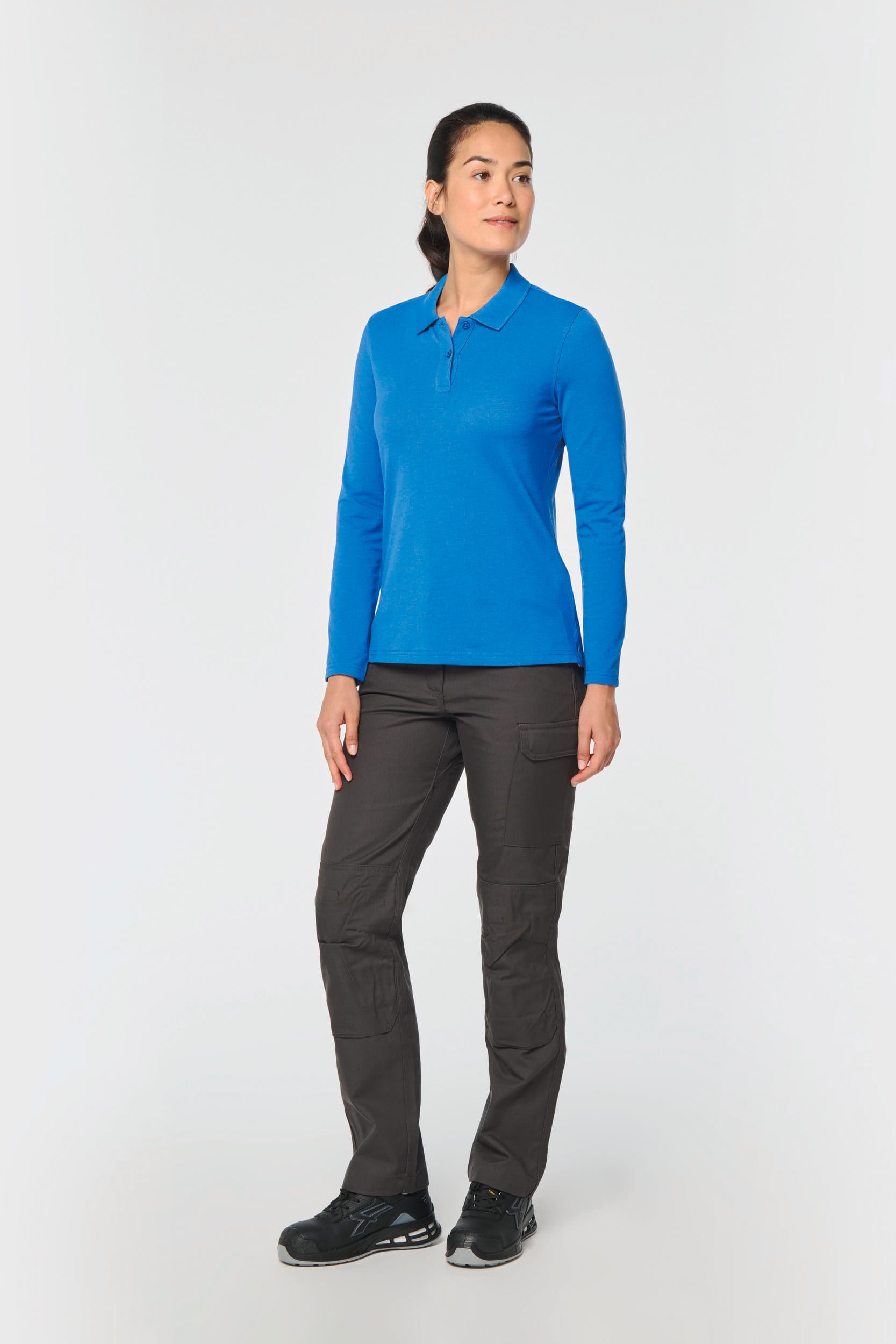 Langarm-Polohemd für Damen