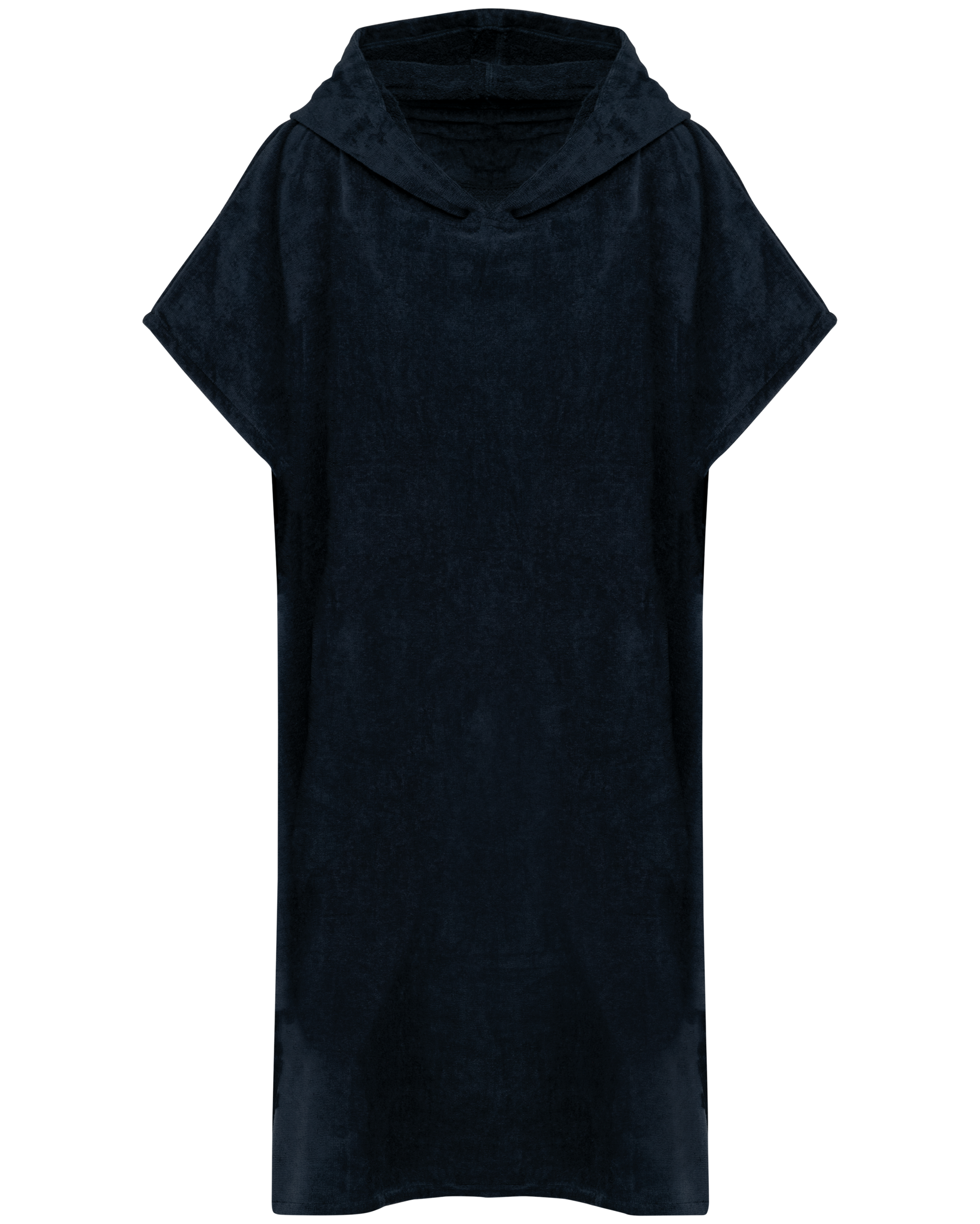 Unisex-Frottee-Poncho mit Kapuze
