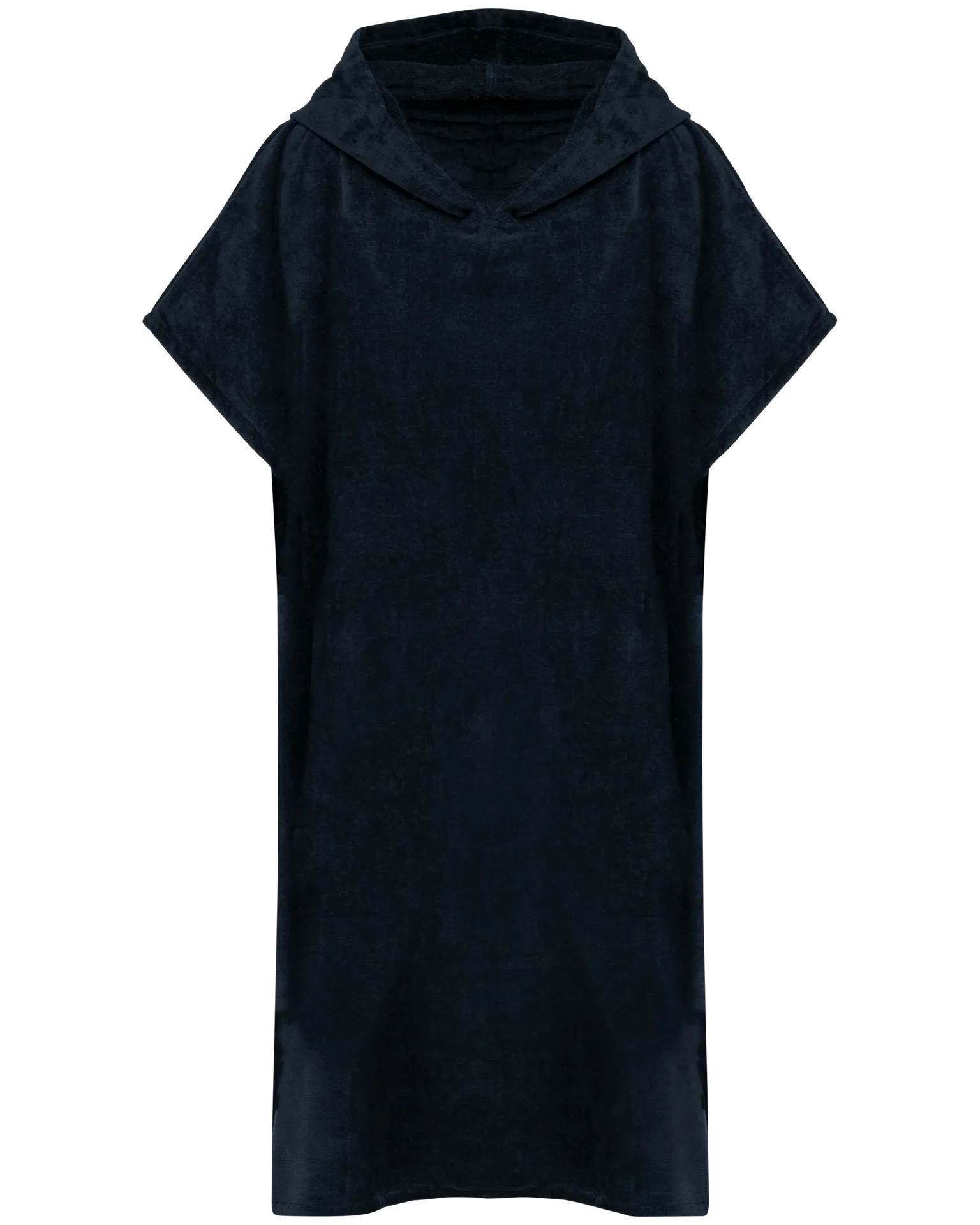 Unisex-Frottee-Poncho mit Kapuze