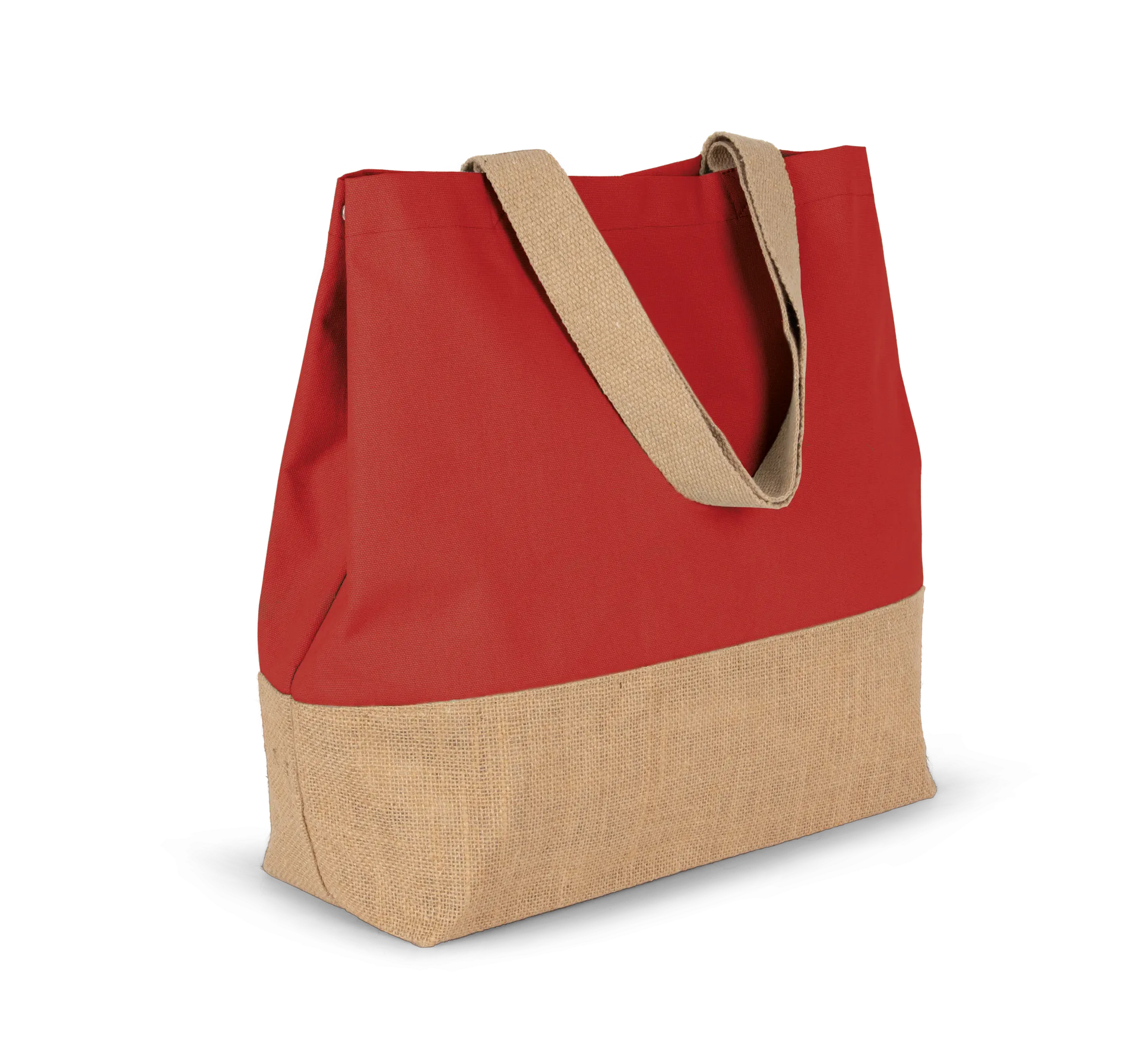 Baumwolltuch-Jute-Shoppingtasche