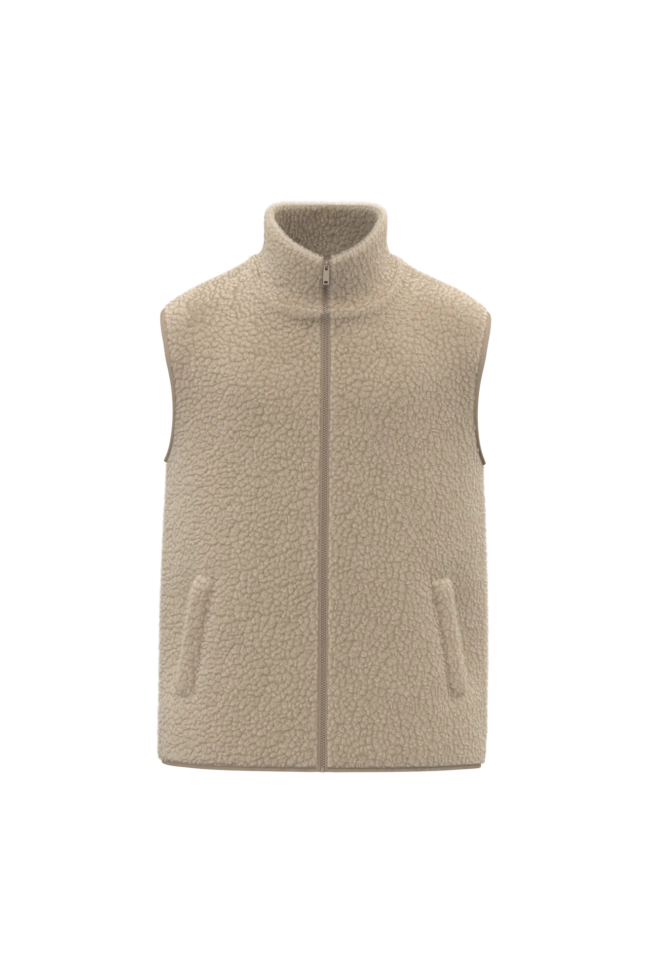 Ärmellose Sherpa-Jacke für Herren