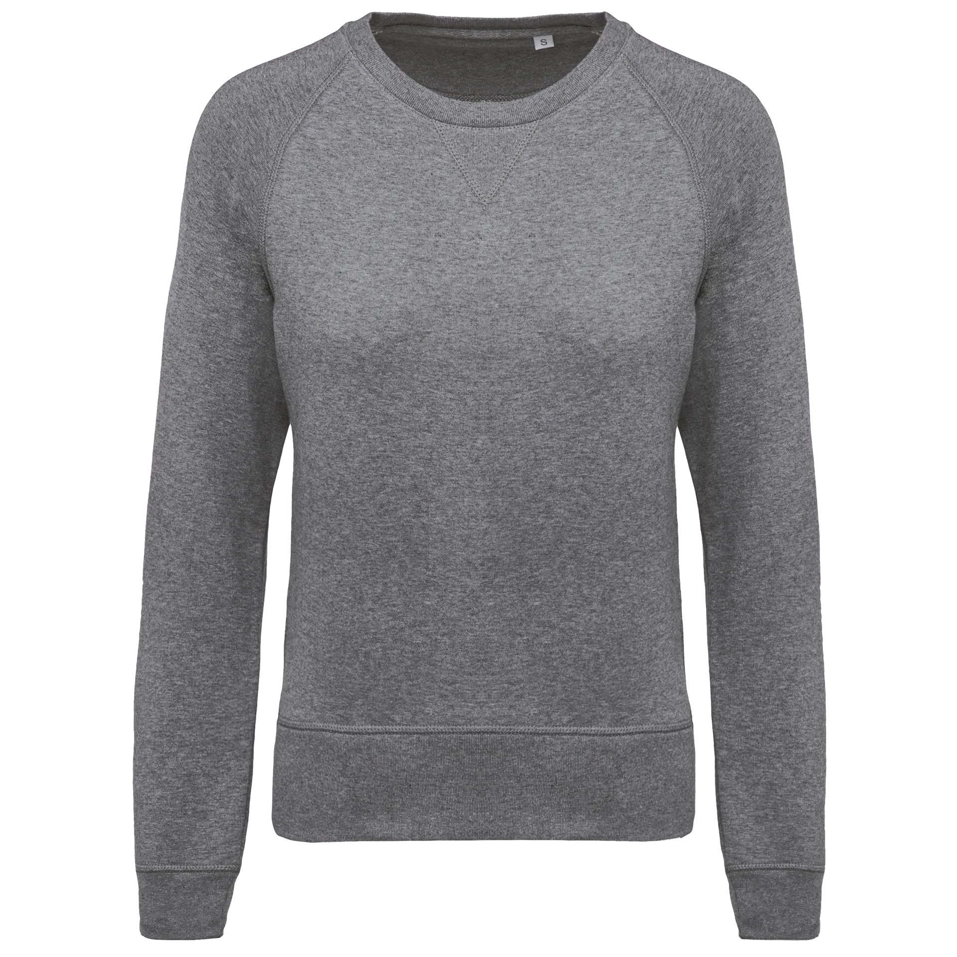 Damen Sweatshirt BIO-BAUMWOLLE Rundhalsausschnitt Raglanärmel