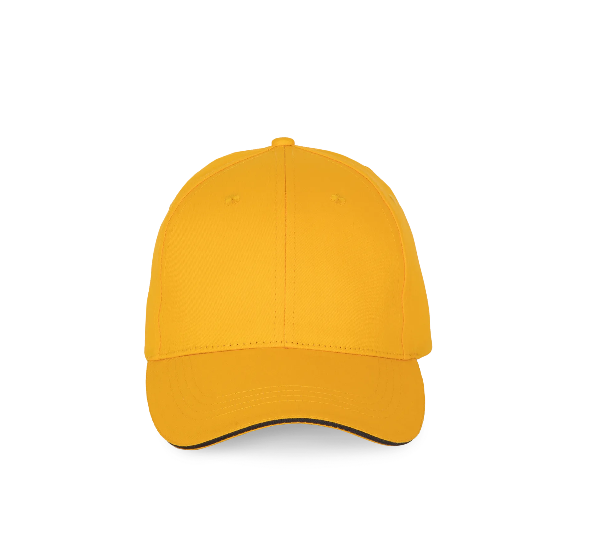 6-Panel-Kappe mit Kontrast-Sandwichschirm