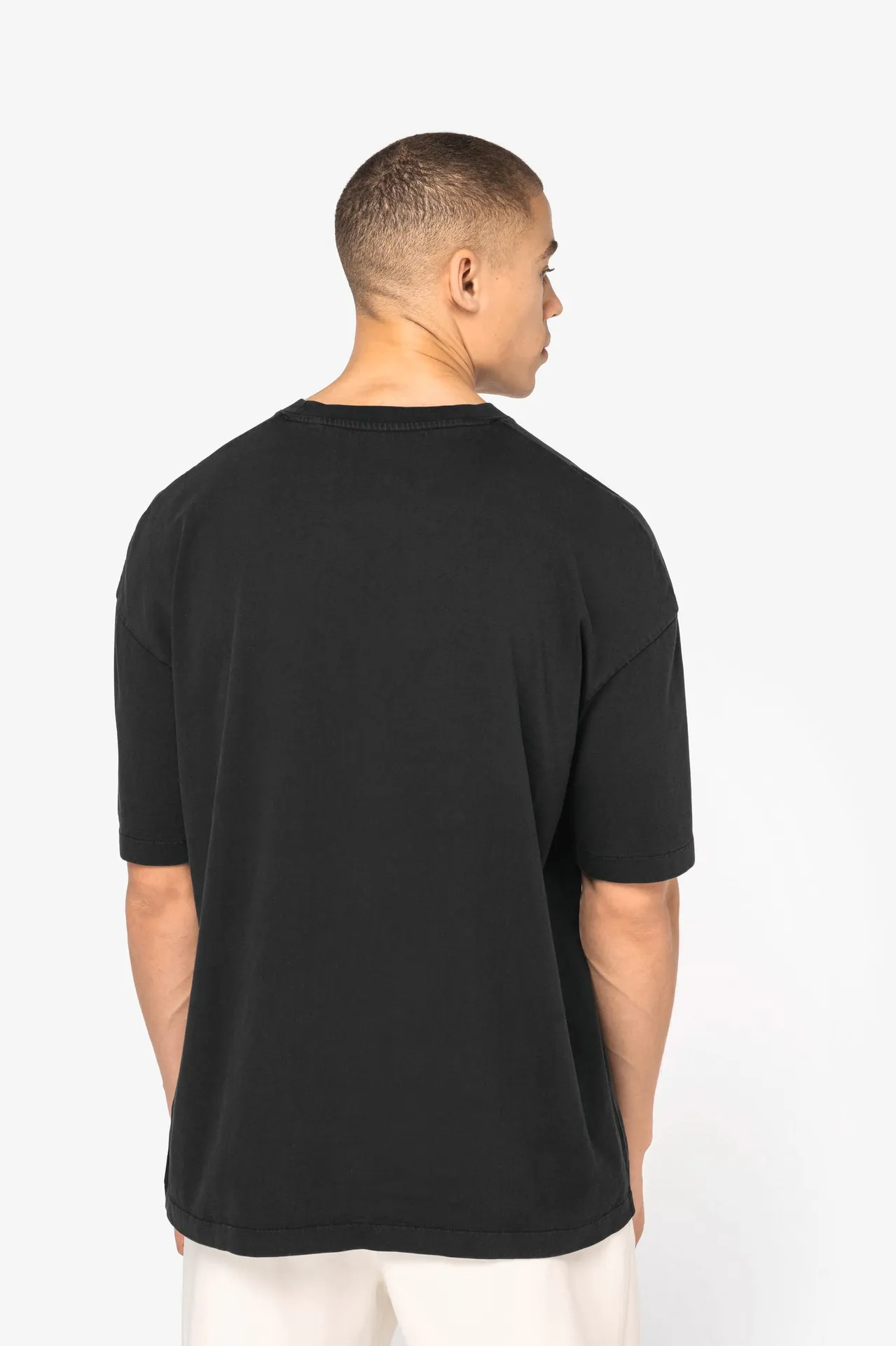 Ausgewaschenes umweltfreundliches Oversize Herren T-Shirt