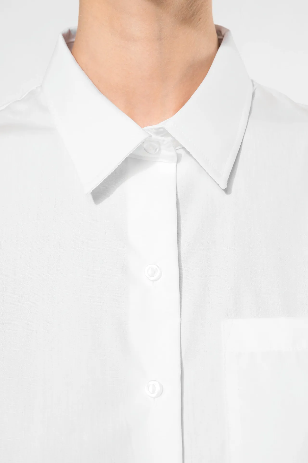 Damen Popelinebluse Langarm