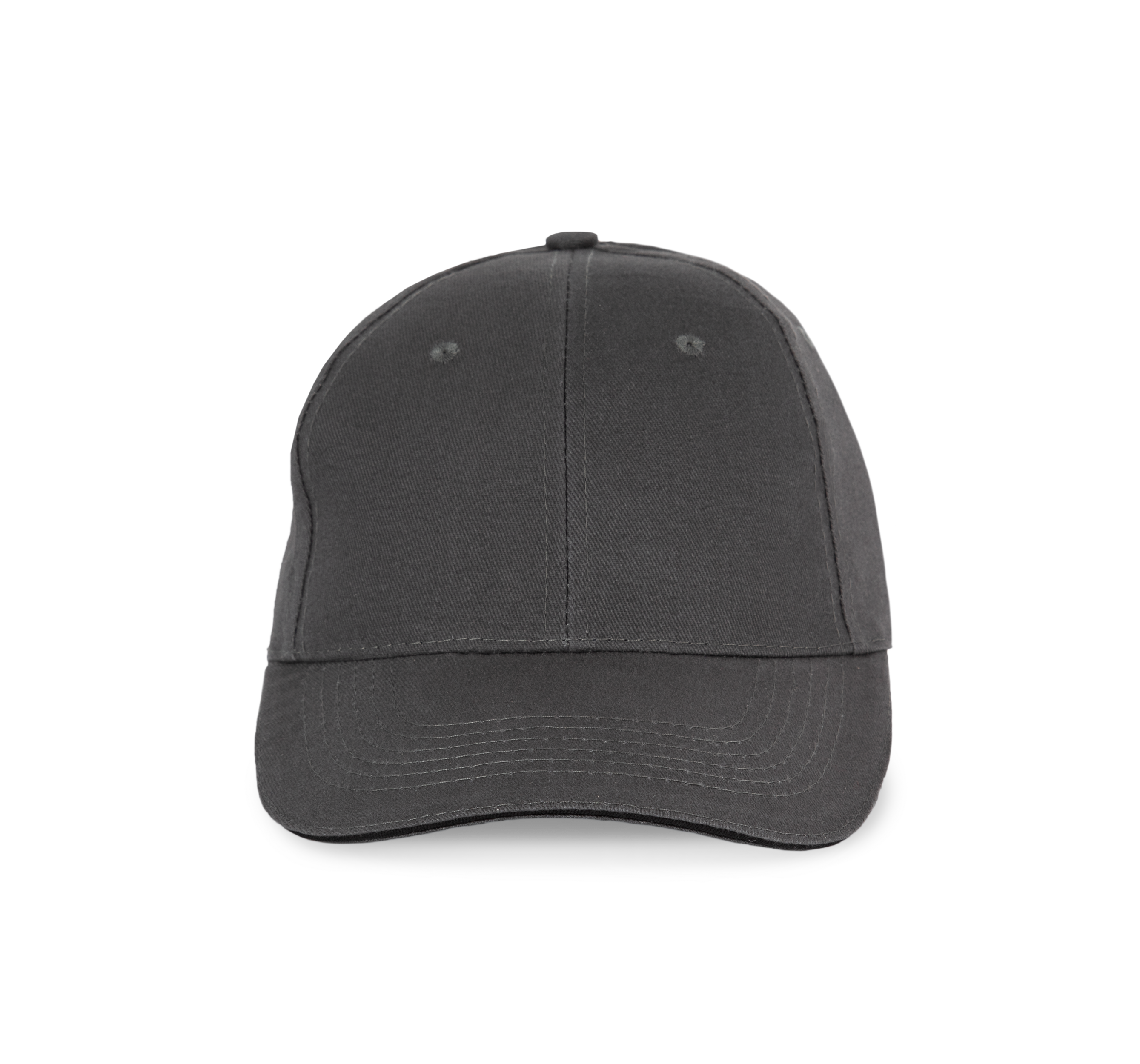 6-Panel-Kappe mit Kontrast-Sandwichschirm