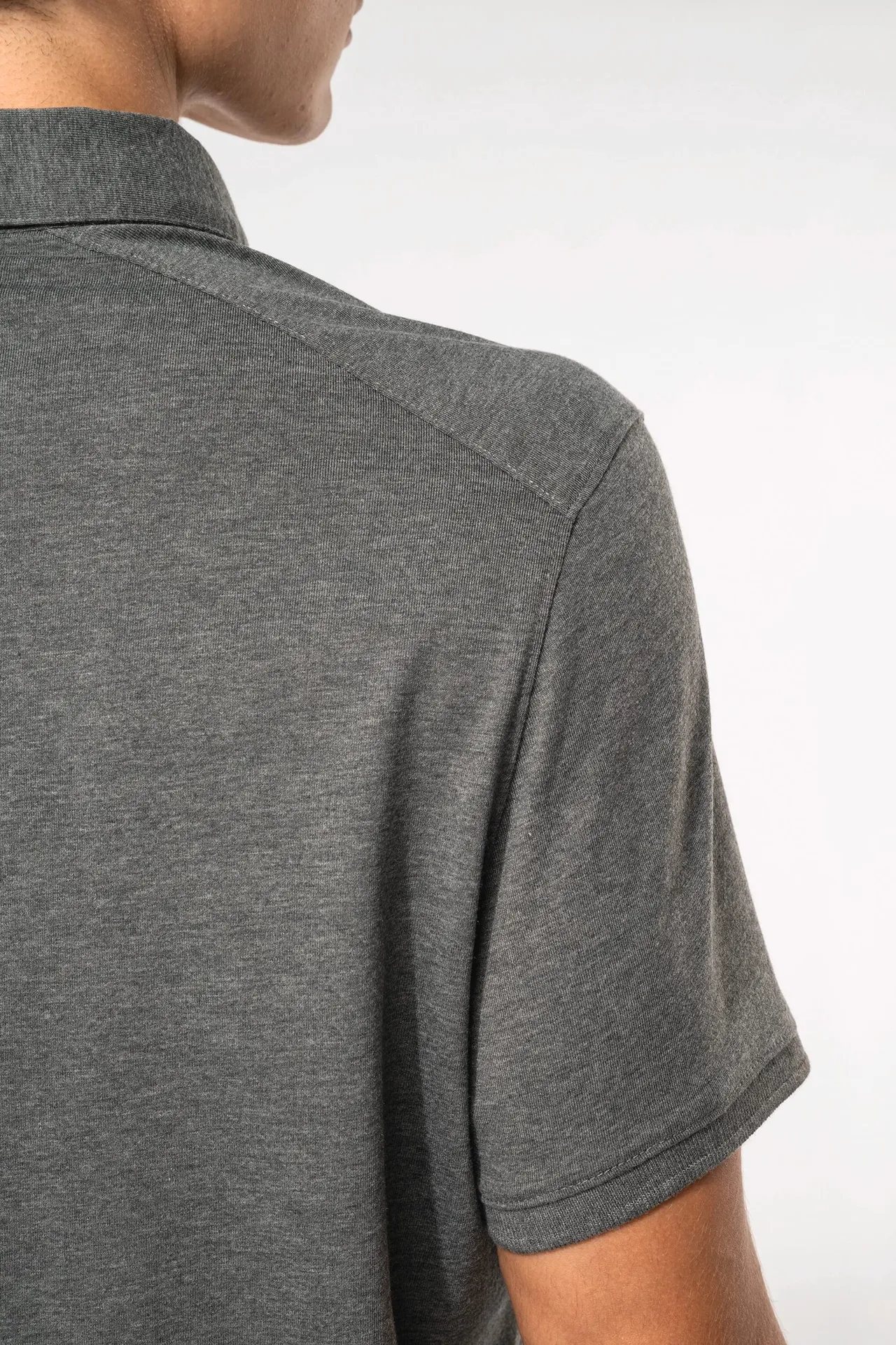 Jersey-Kurzarm-Polohemd für Herren