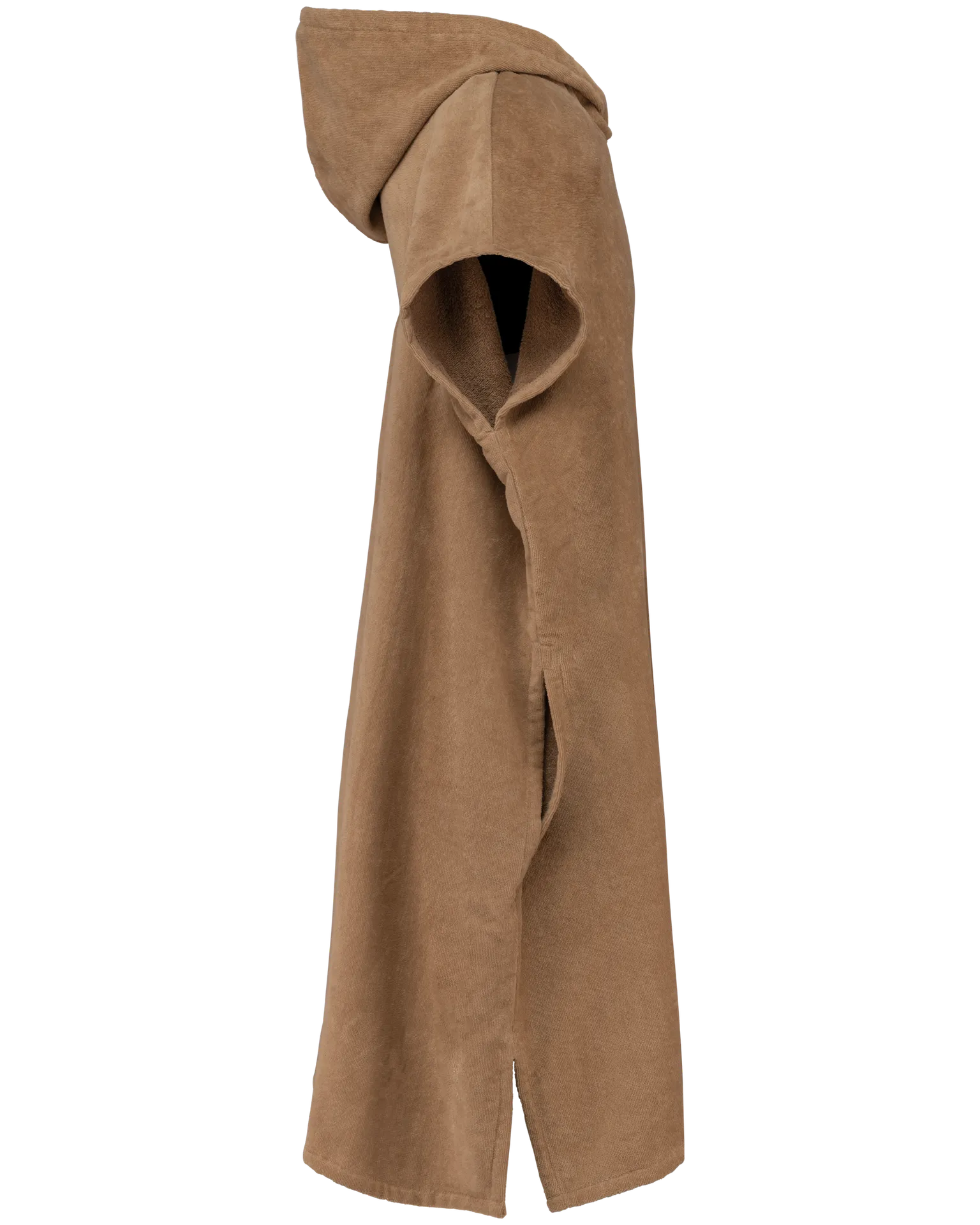 Unisex-Frottee-Poncho mit Kapuze