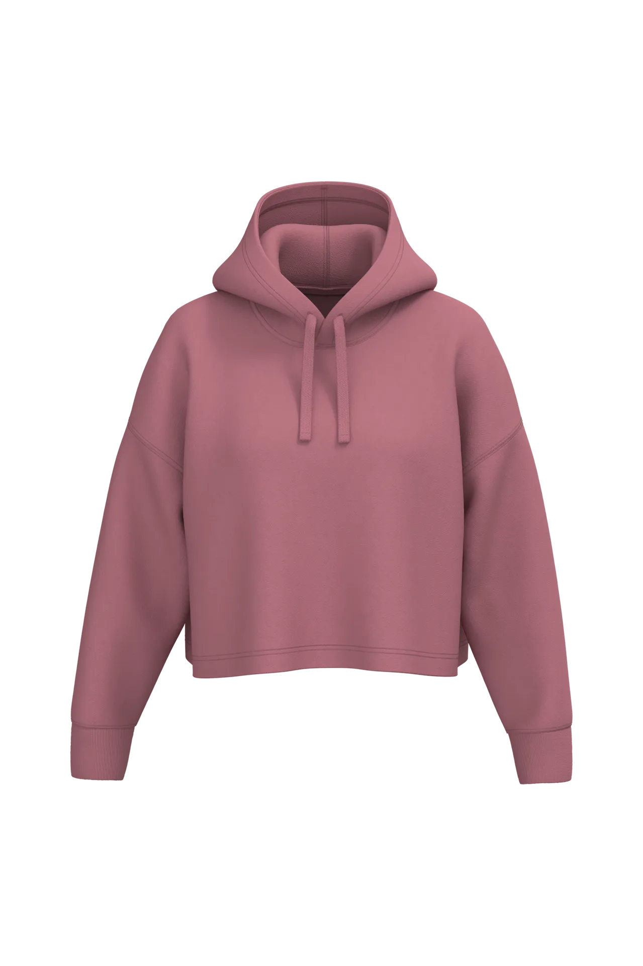 Damen Cropped-Sweatshirt mit Kapuze