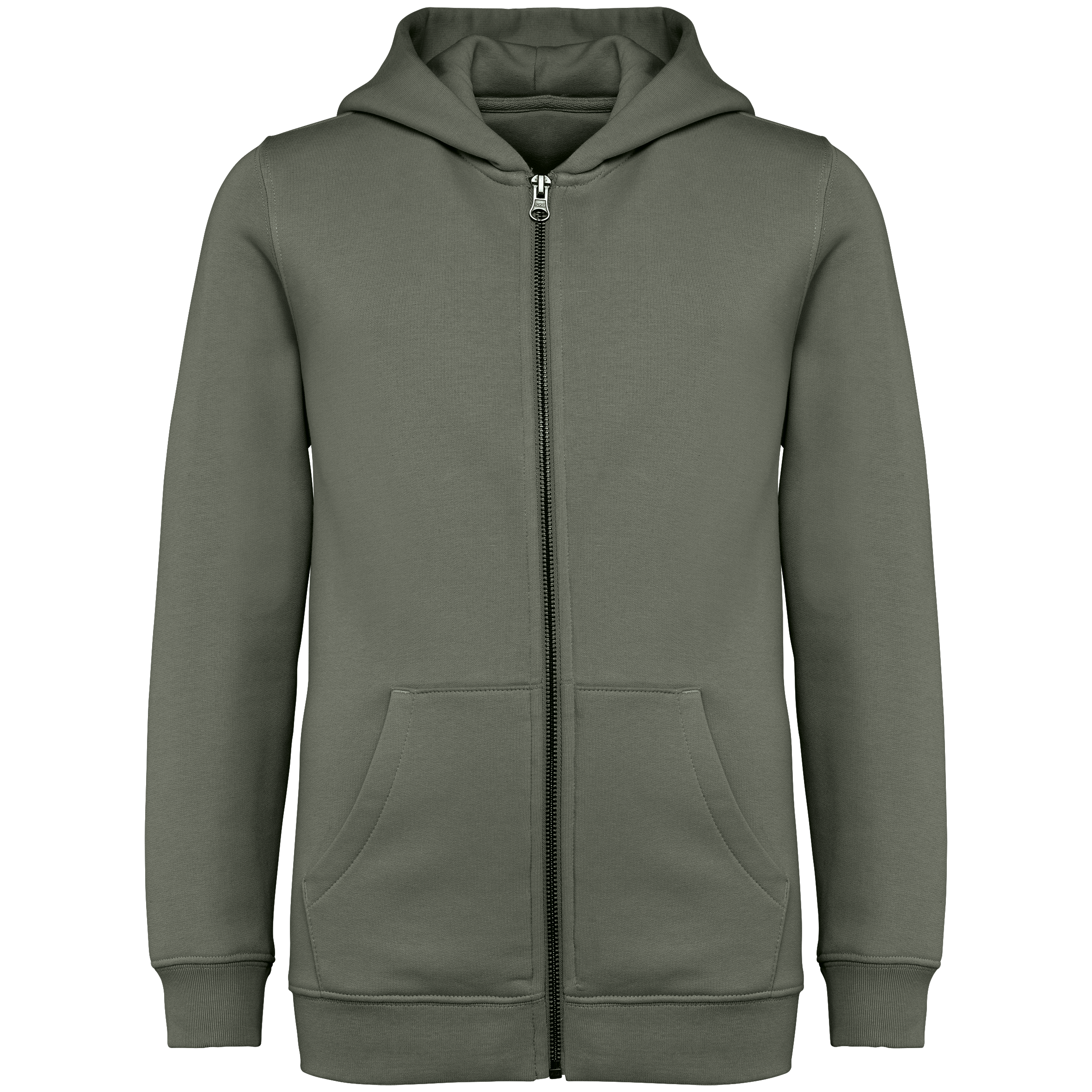Umweltfreundliches Kinder-Hoodie mit Reißverschluss