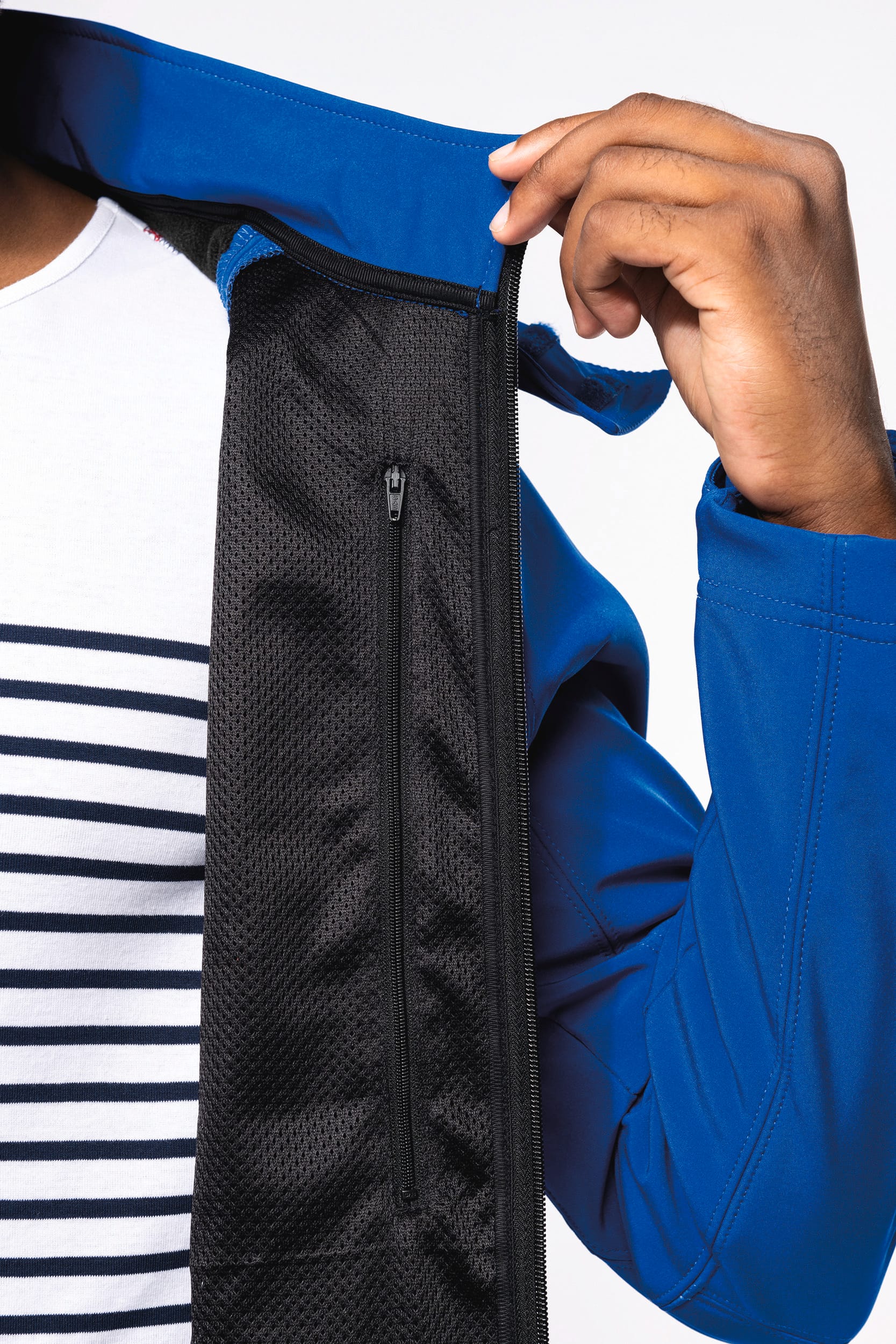 Herren Softshell-Jacke mit Abnehmbare Kapuze