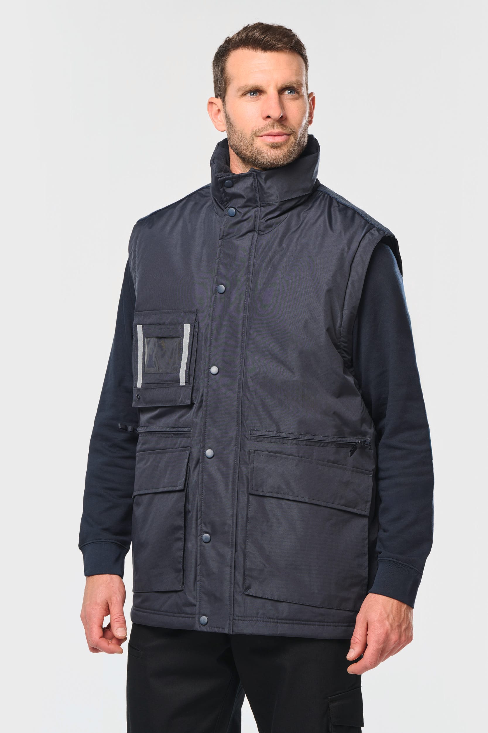 Workwear Parka mit abtrennbaren Ärmeln