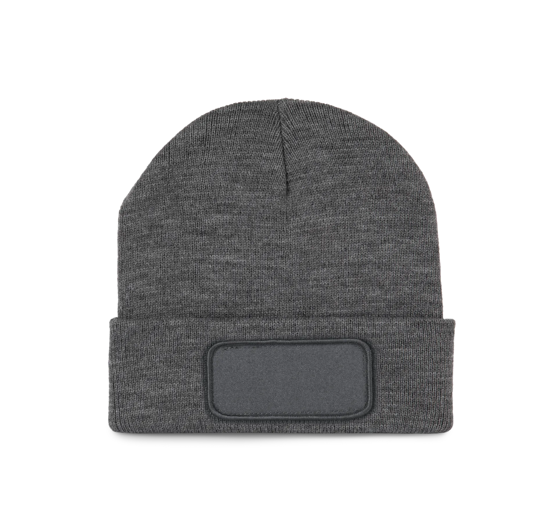 Recycelte Mütze mit Patch