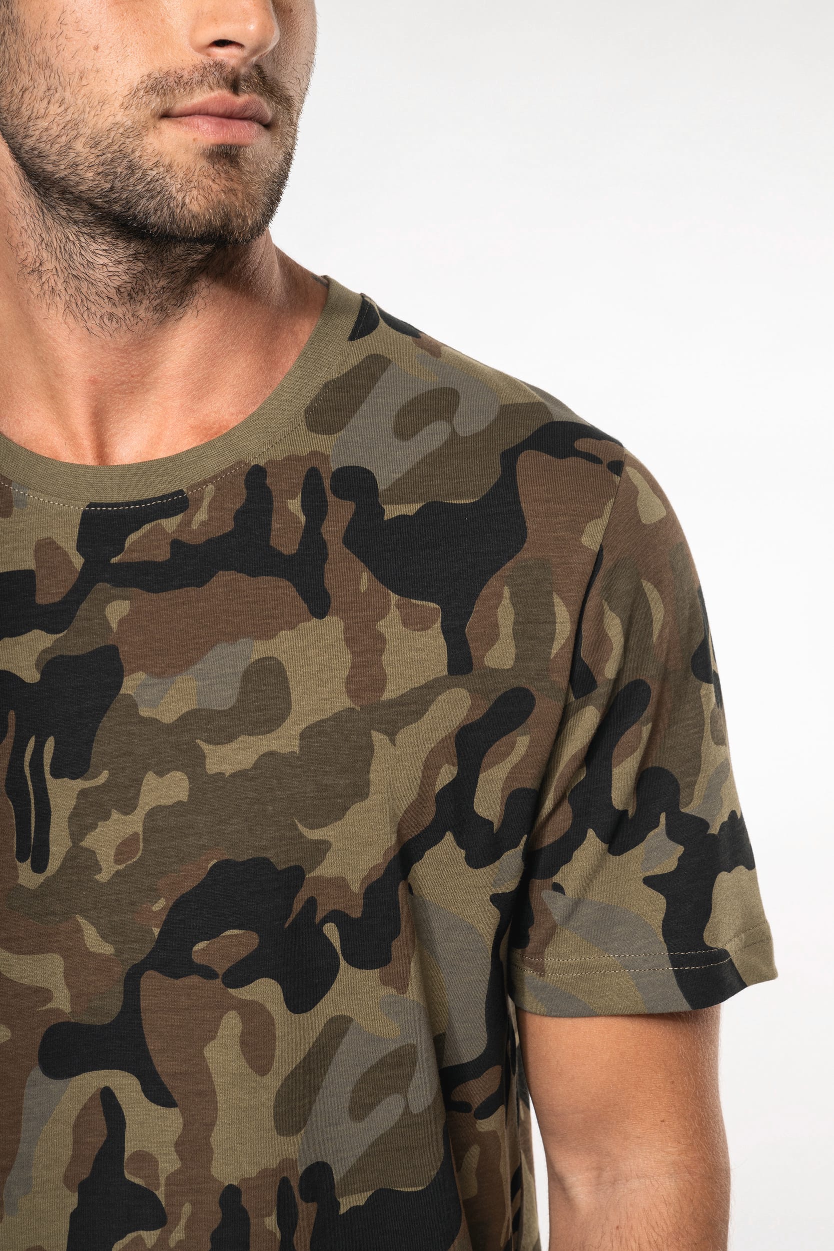 Kurzarm-T-Shirt Camo