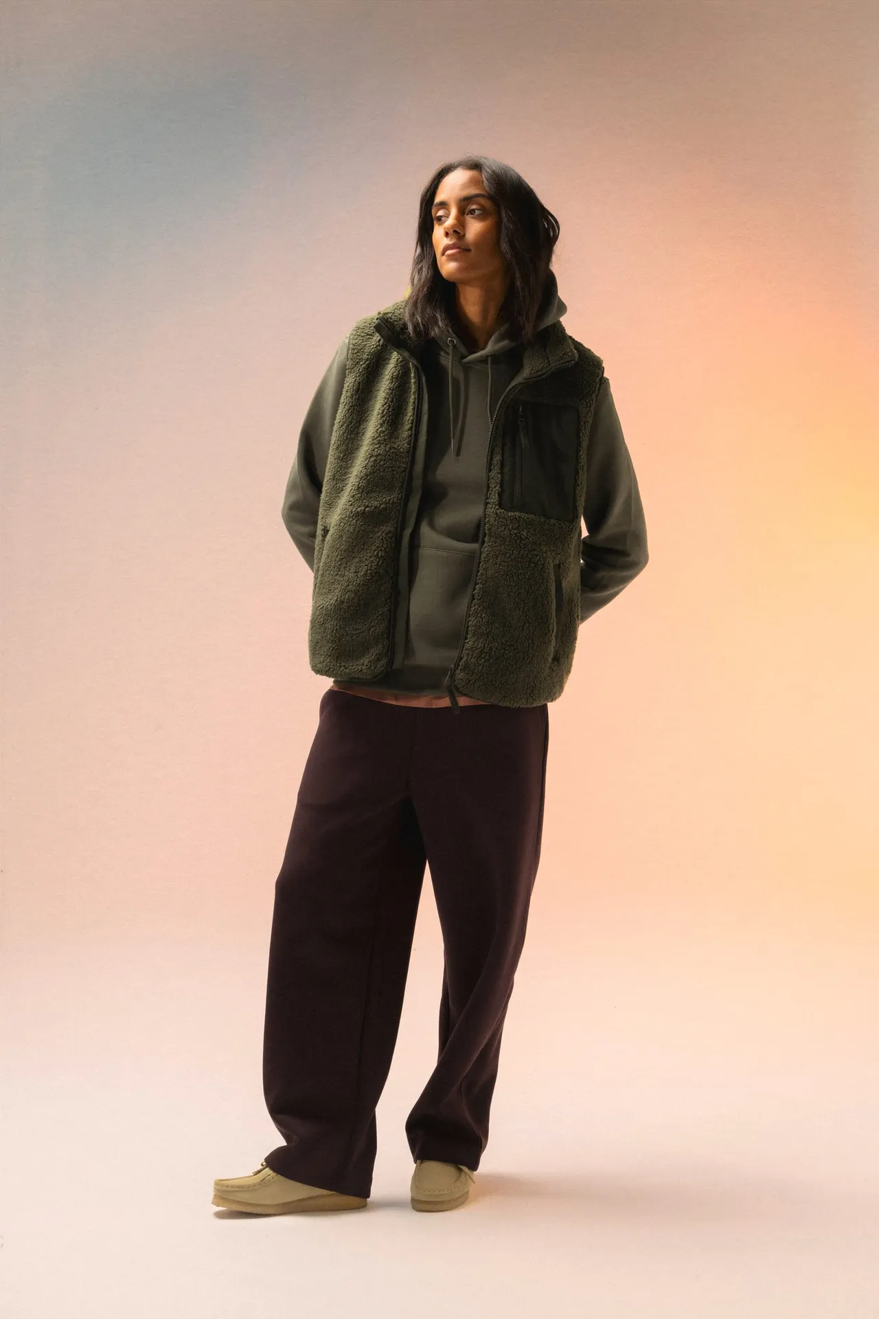 Umweltfreundlicher Unisex Sherpa-Bodywarmer