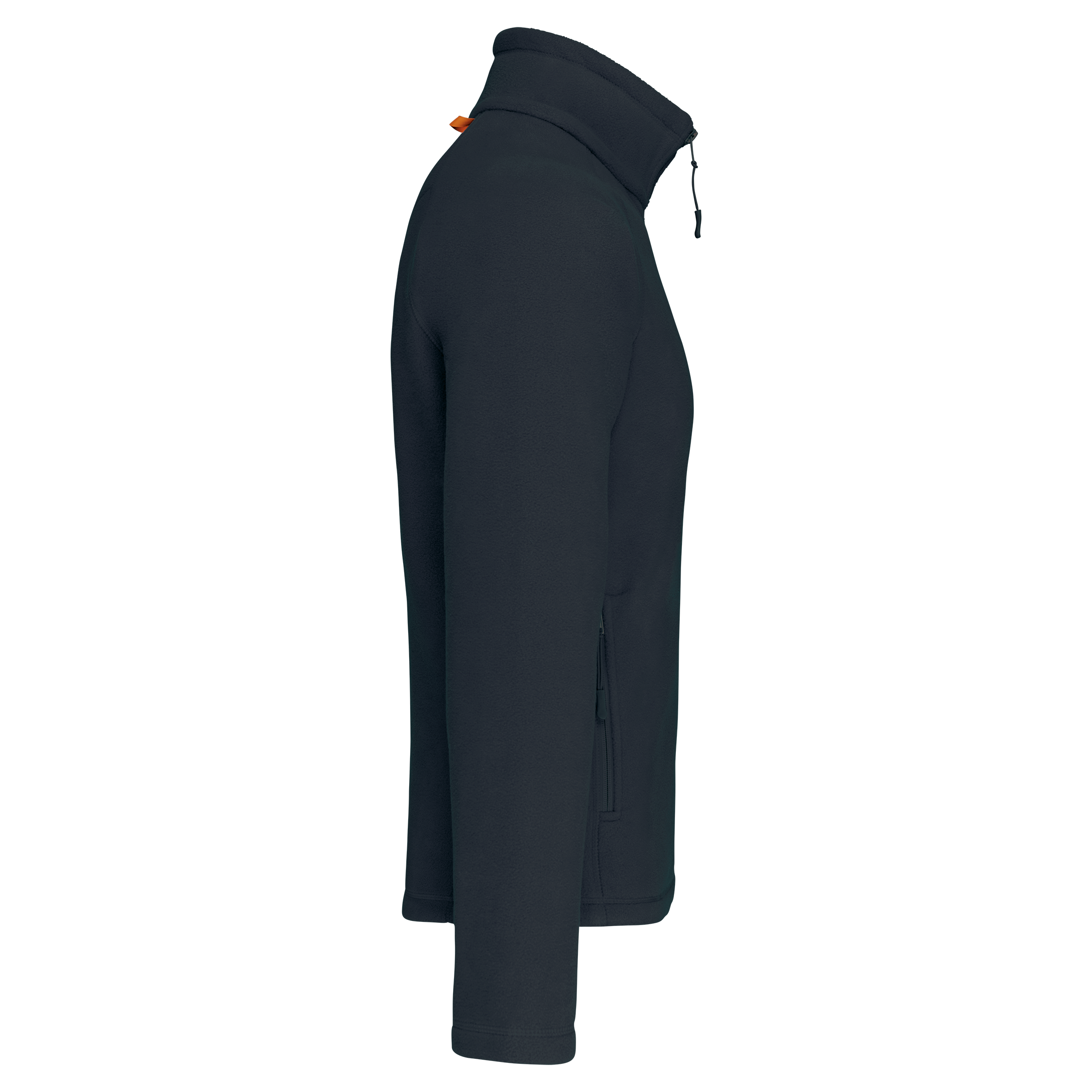 Mikrofleece-Jacke mit Reißverschluss Raglanärmel für Herren