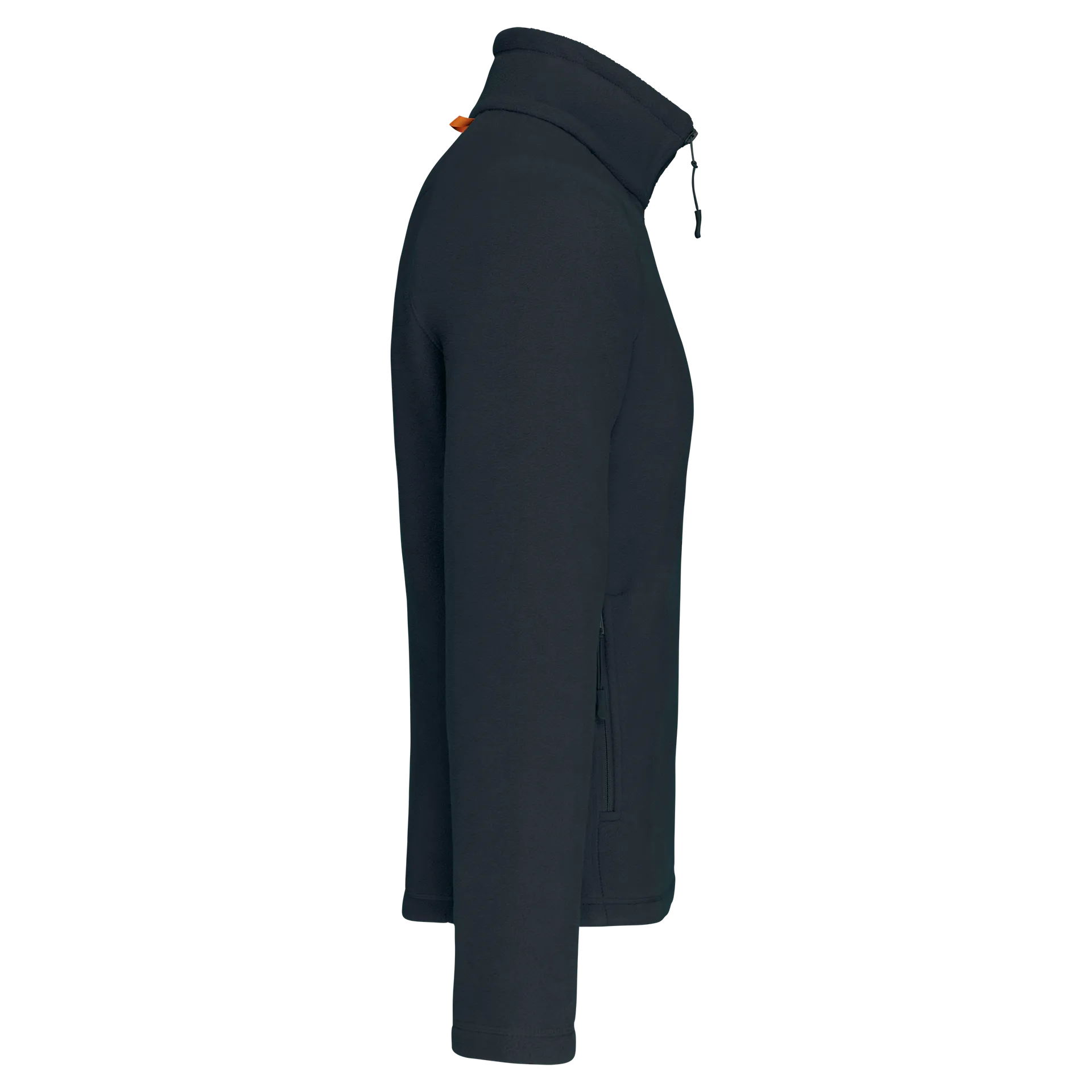 Mikrofleece-Jacke mit Reißverschluss Raglanärmel für Herren