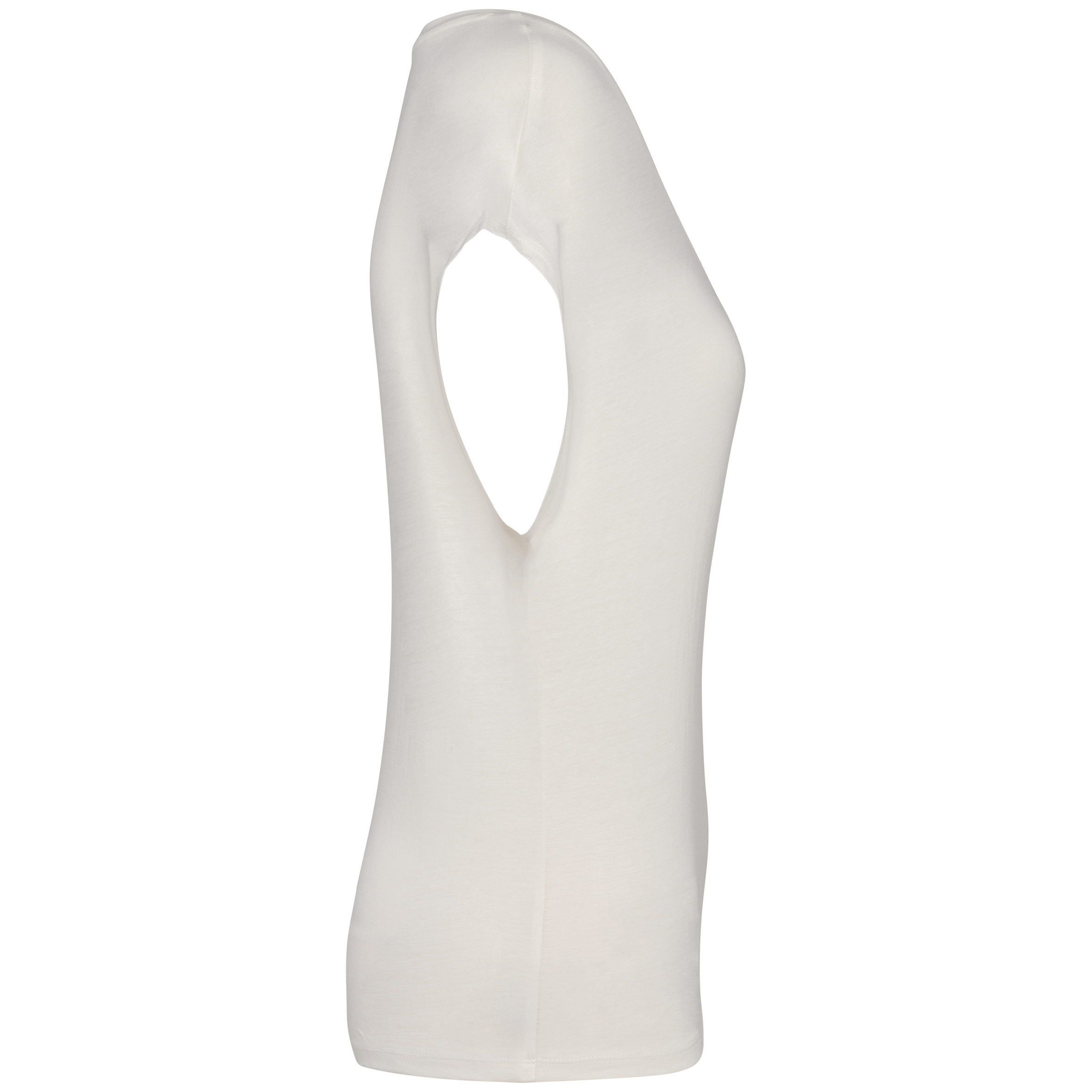 Umweltfreundliches Loose Damen-T-Shirt mit V-Ausschnitt