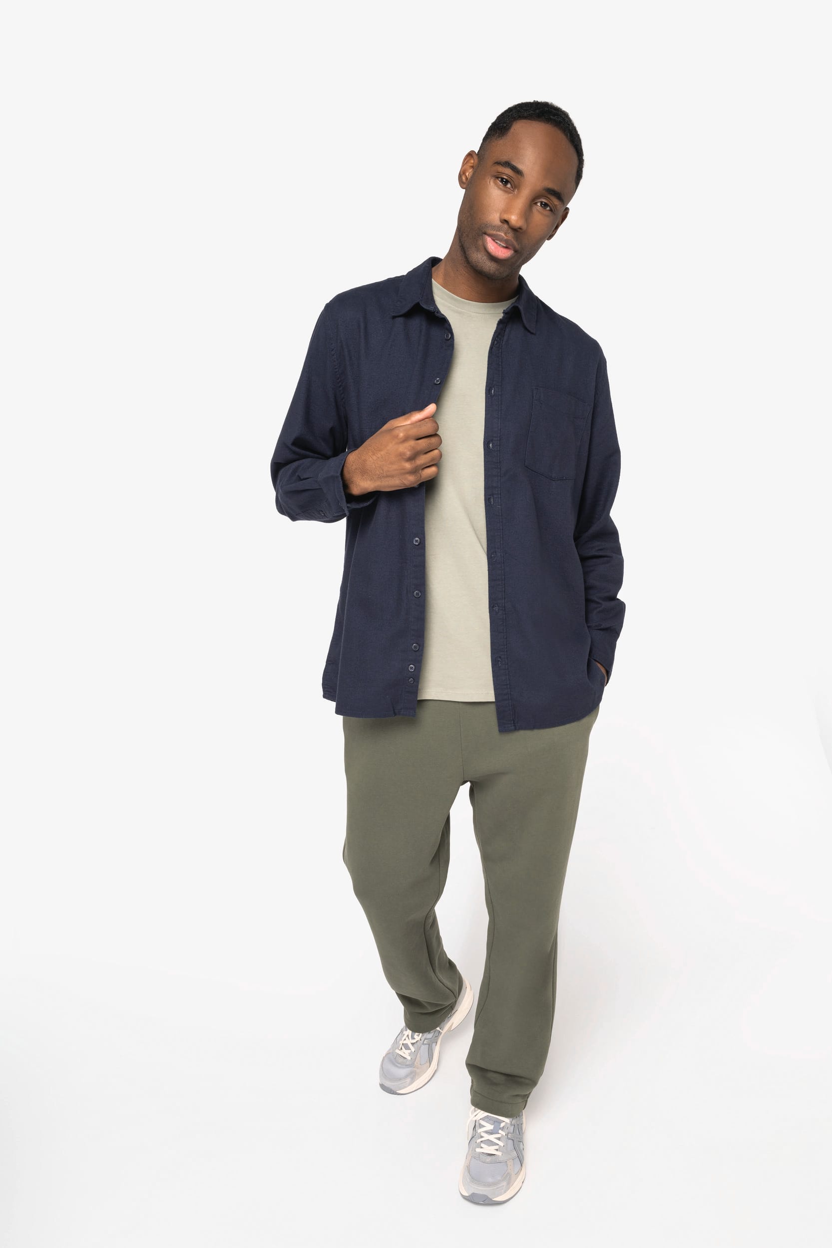 Umweltfreundliches Herren-Flanellhemd