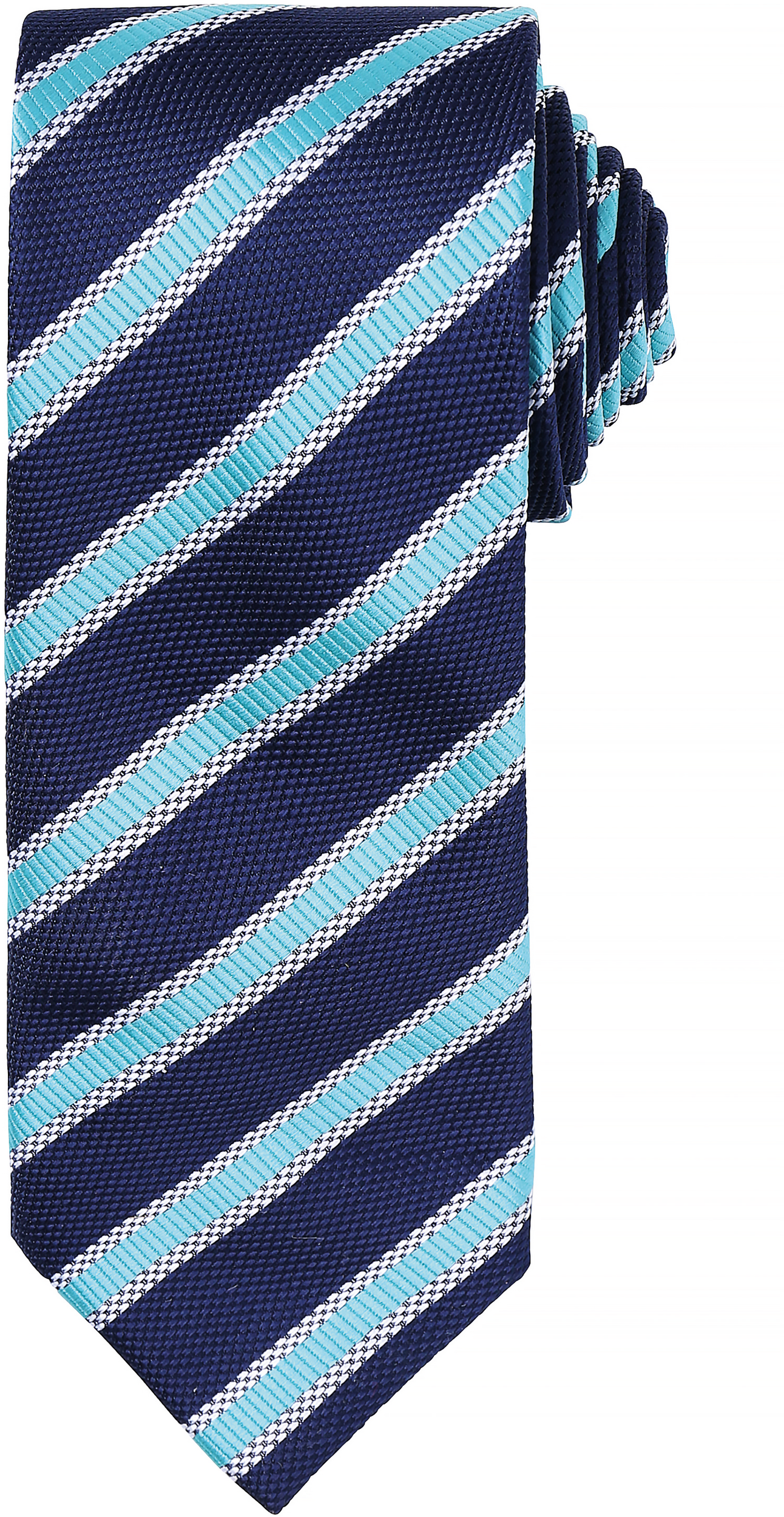 Waffle stripe tie