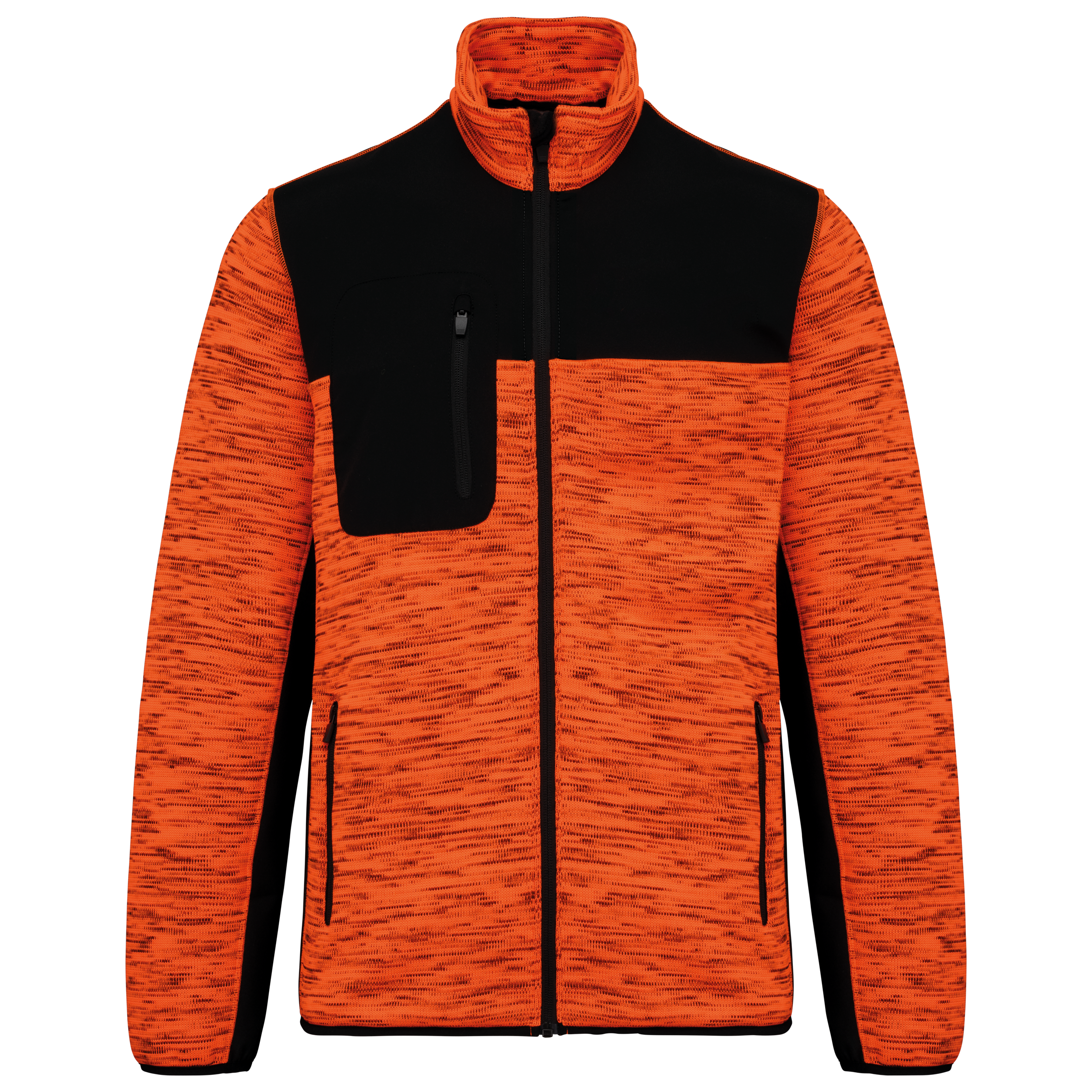 Recycelte Herren Polyestertrikot Jacke