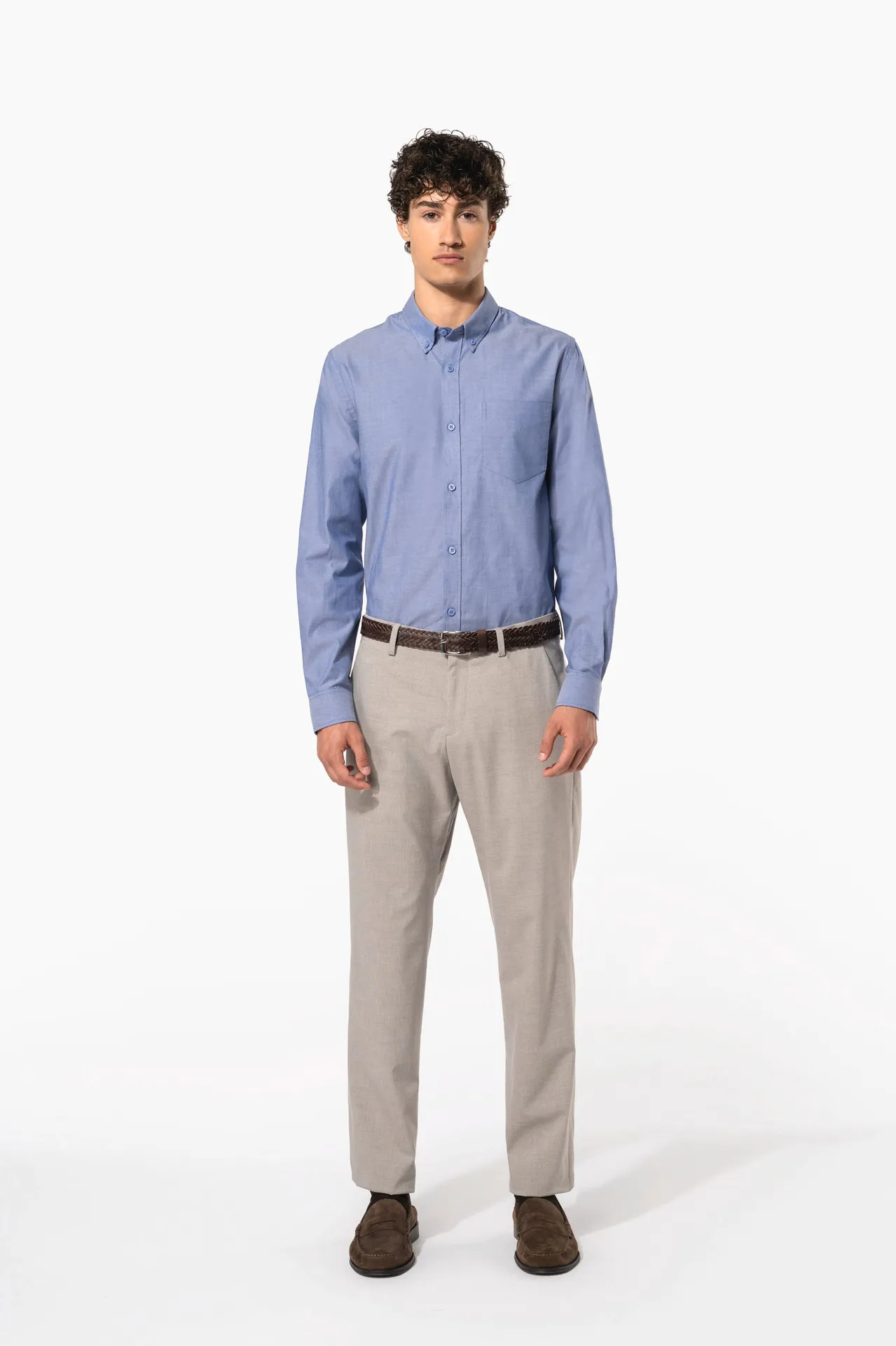 Herren Oxfordhemd Langarm