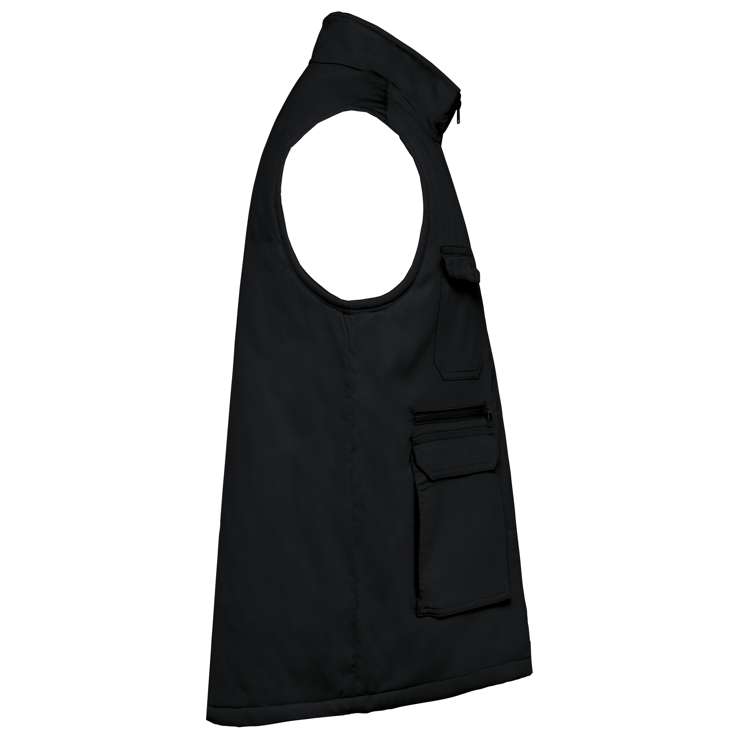 Gefütterte Unisex-Weste aus  Baumwollpolyester