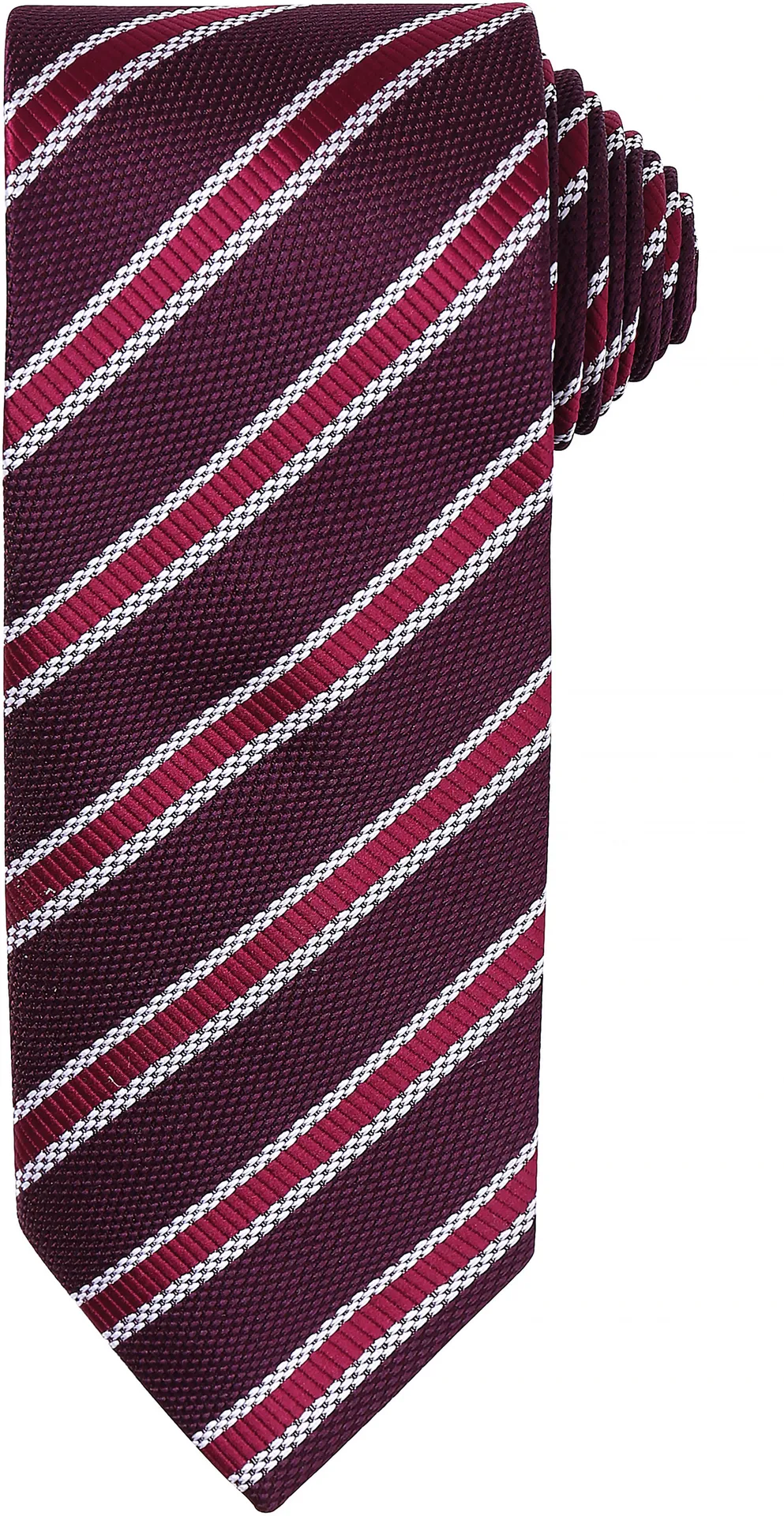 Waffle stripe tie