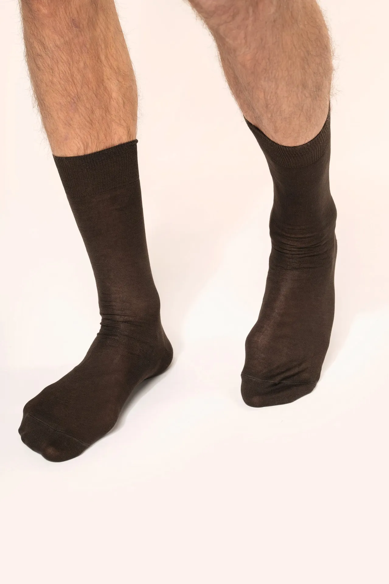 Herrensocken aus Baumwolljersey mit Fil d'Écosse-Baumwolle