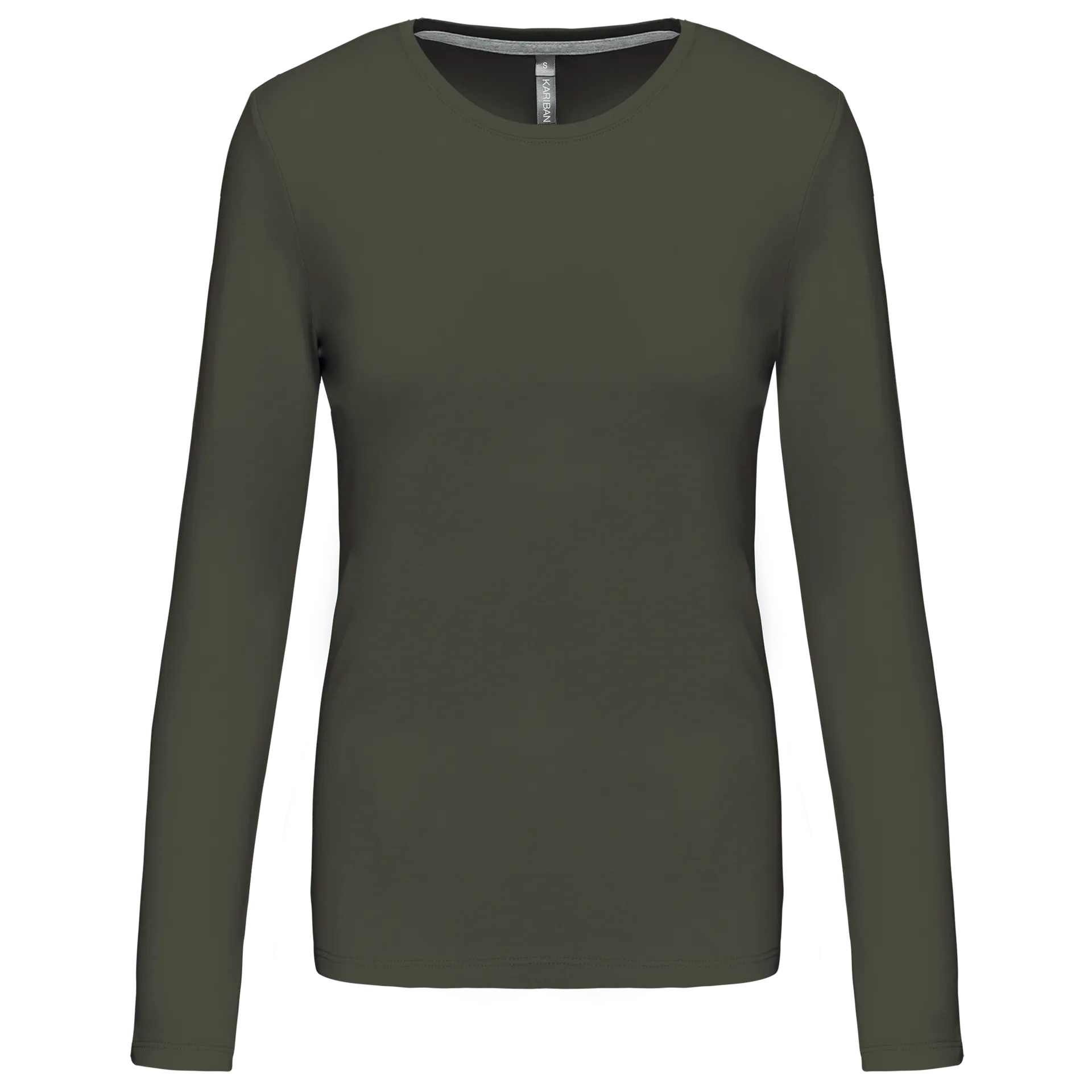 Damen-Langarmshirt mit Rundhalsausschnitt