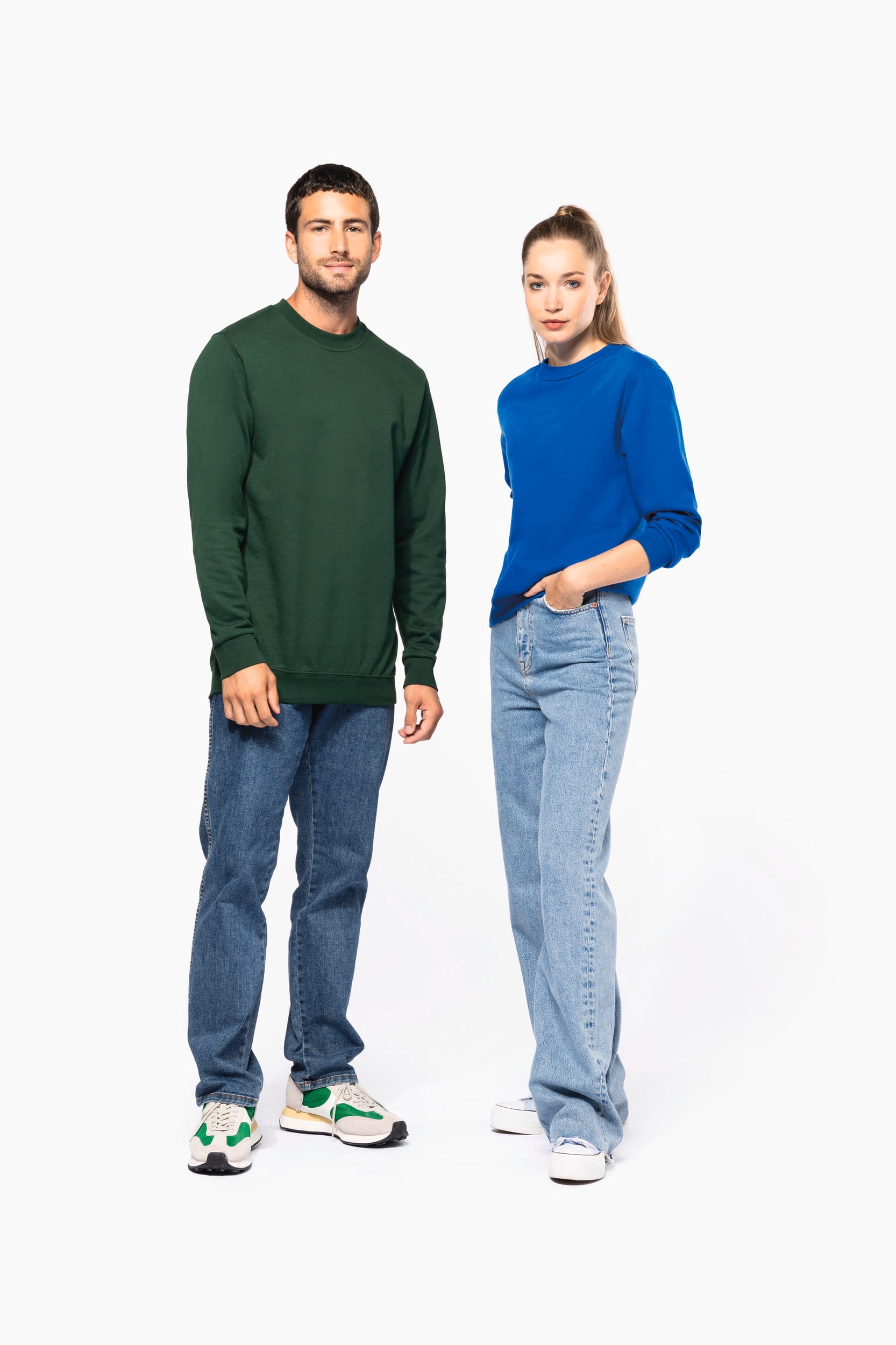 Recyceltes Unisex-Sweatshirt mit Rundhalsausschnitt