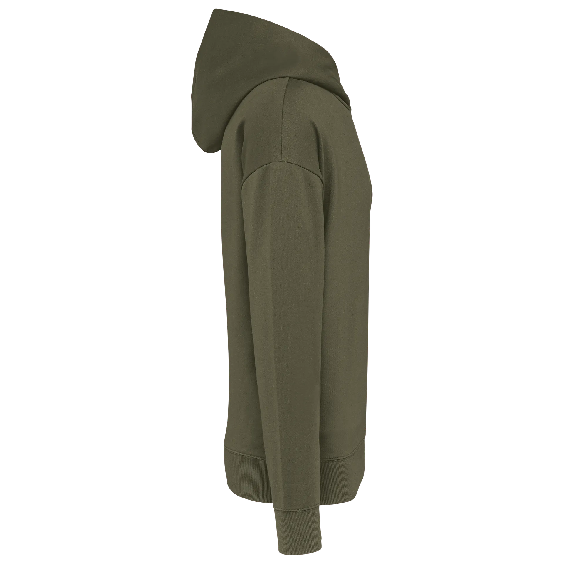 Kapuzensweatshirt aus Molton, Oversize, Unisex