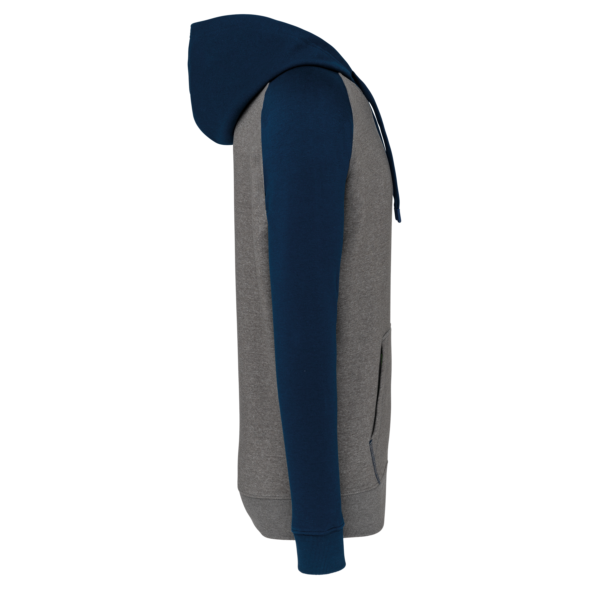 Zweifarbiges Kapuzensweatshirt für Erwachsene