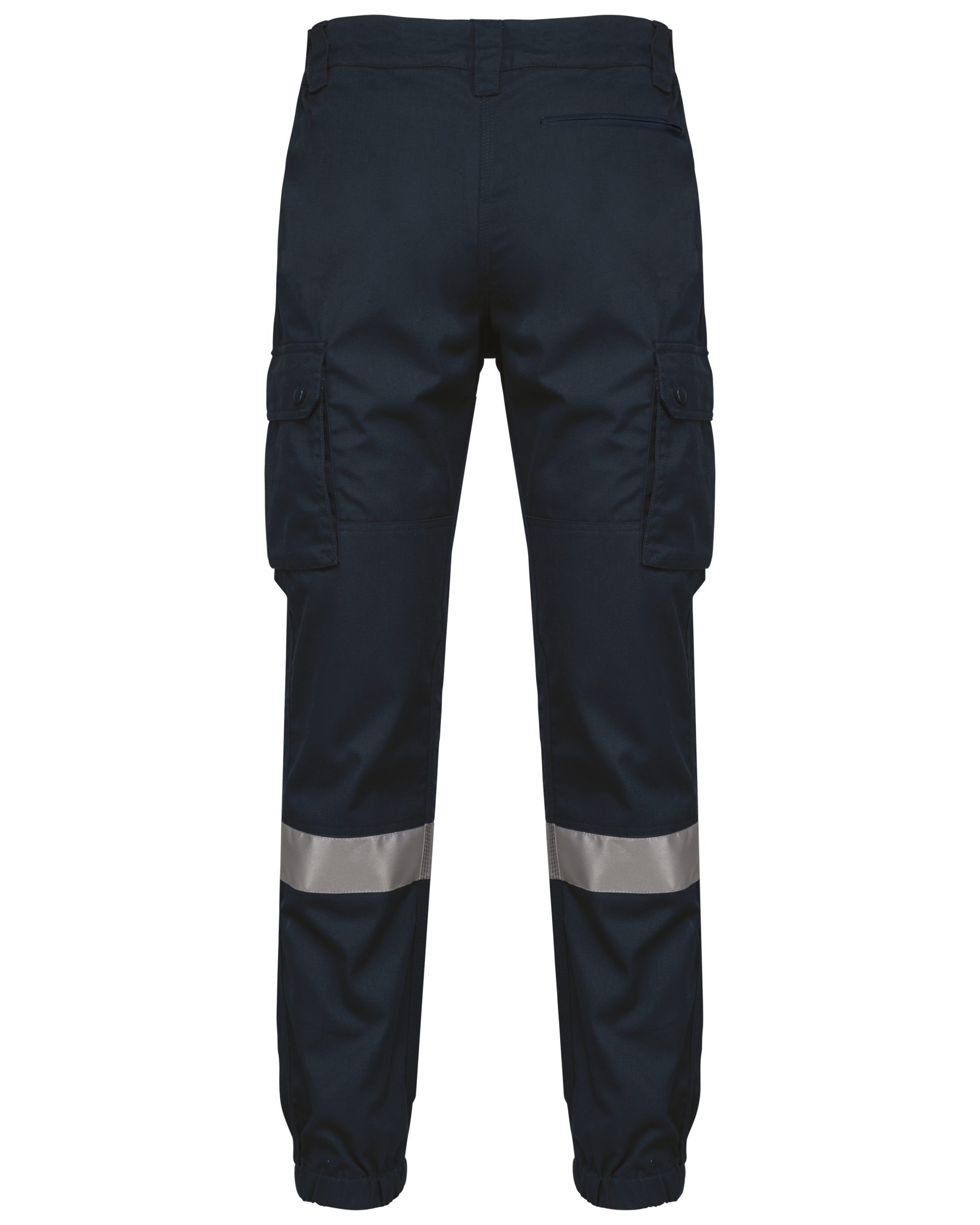 Unisex-Cargo-Hose mit elastischem Saum und reflektierendem Streifen