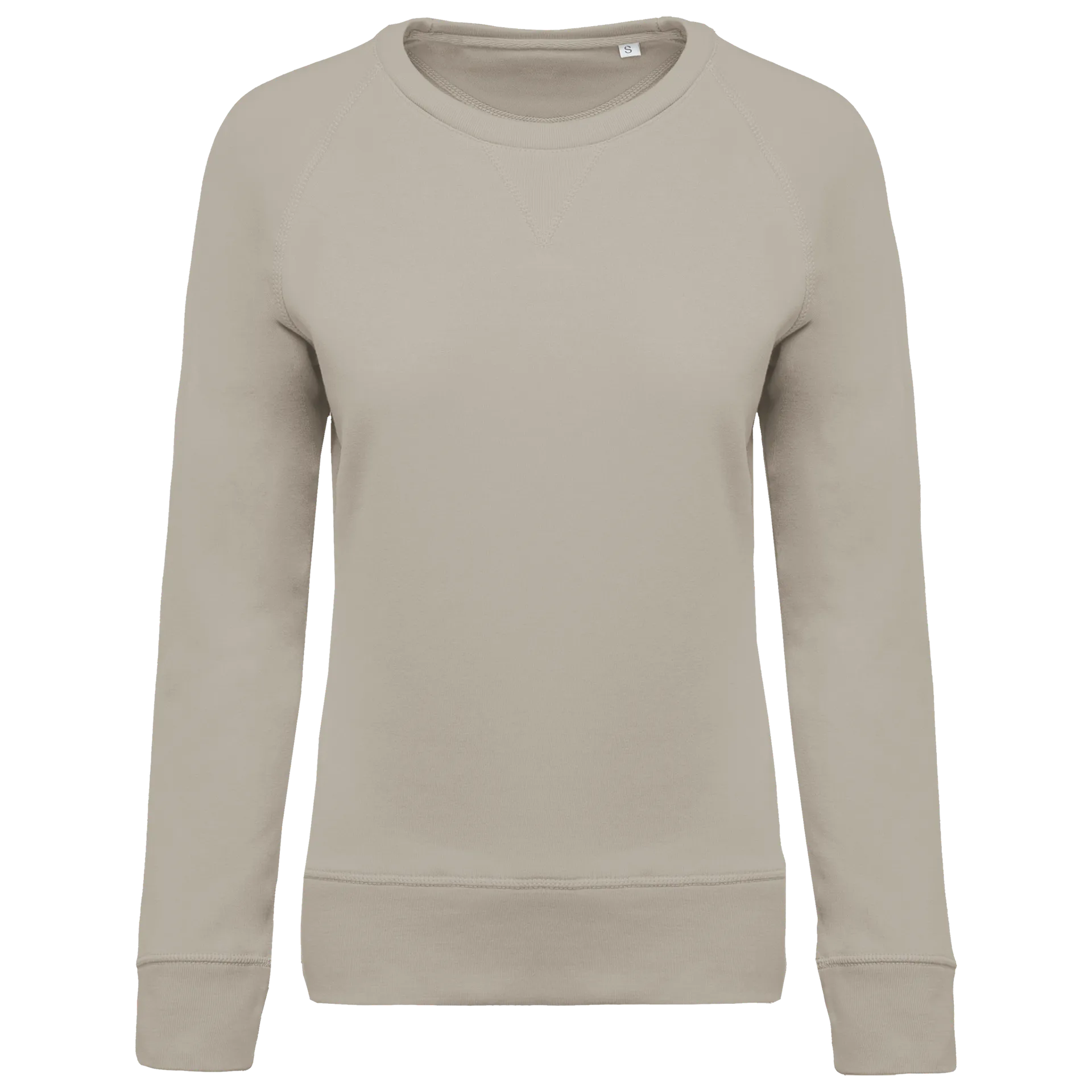 Damen Sweatshirt BIO-BAUMWOLLE Rundhalsausschnitt Raglanärmel