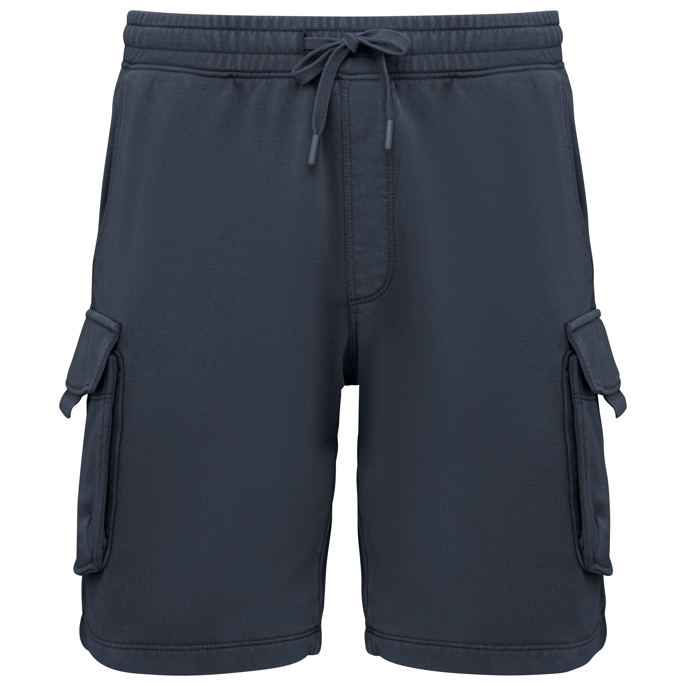 Umweltfreundliche ausgewaschene French Terry Cargo-Shorts für Herren